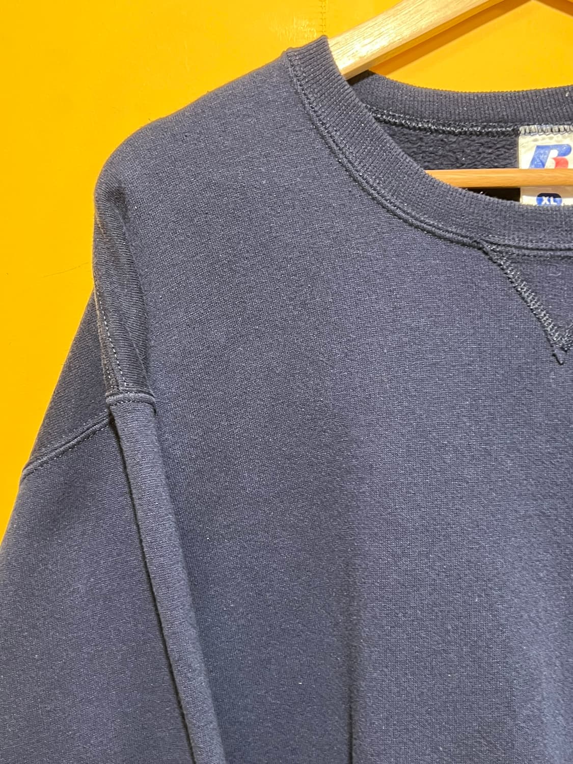 90s [XL] 러셀 빈티지 스웨트셔츠 맨투맨 네이비 상품이미지3