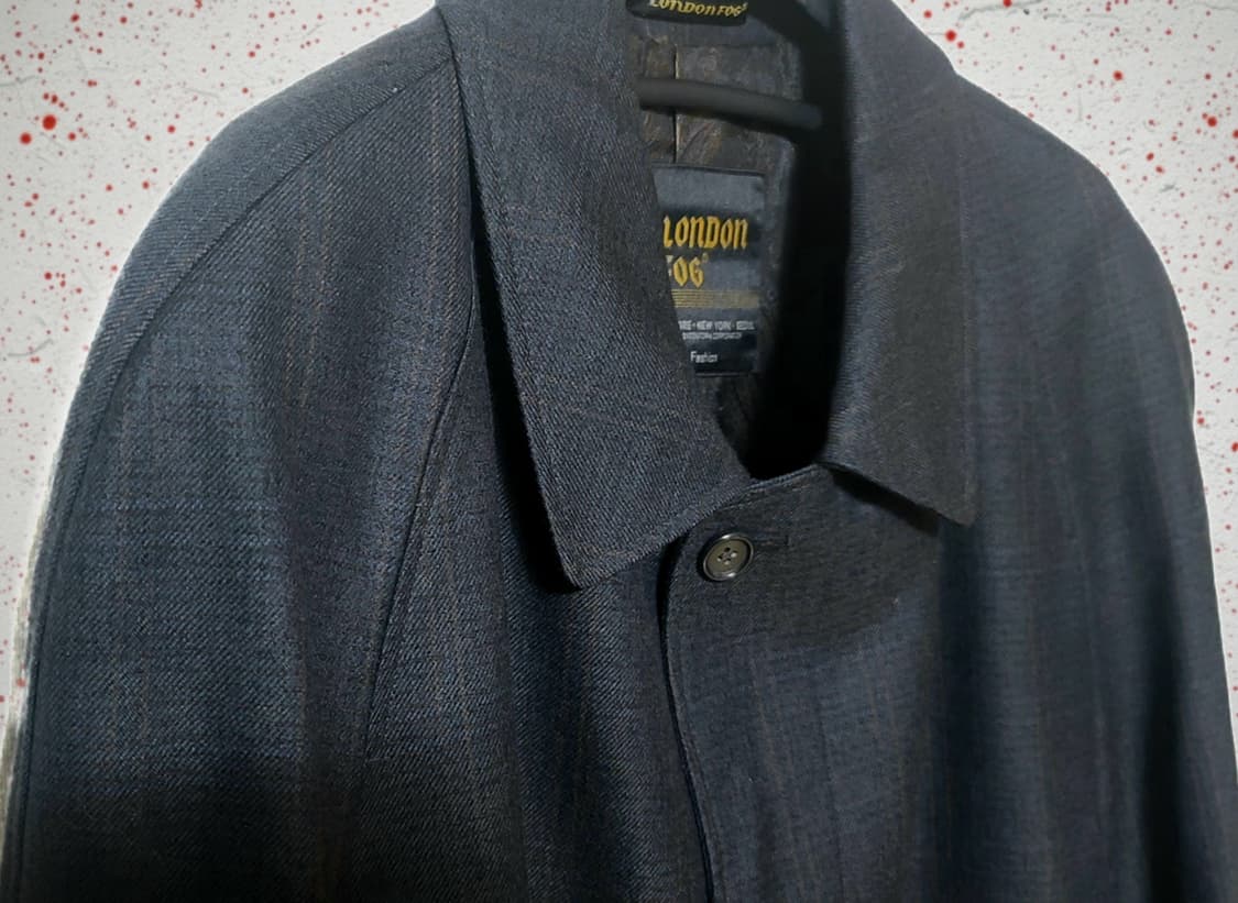 London Fog 90's 런던포그 순모 체크 나그랑코트 상품이미지6