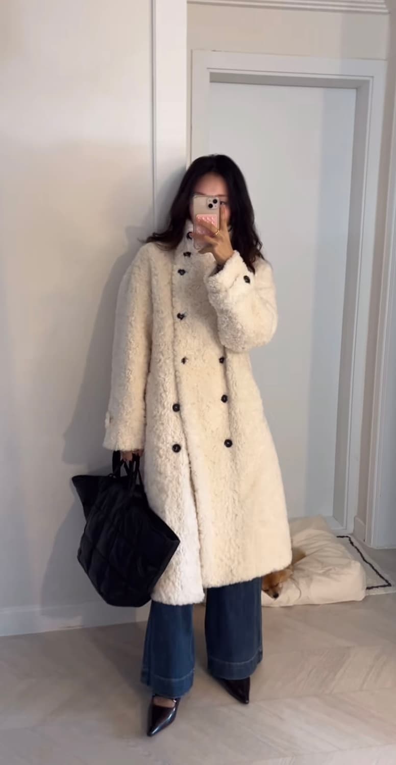 Maxi long fur coat 맥시 롱 퍼코트 상품이미지2