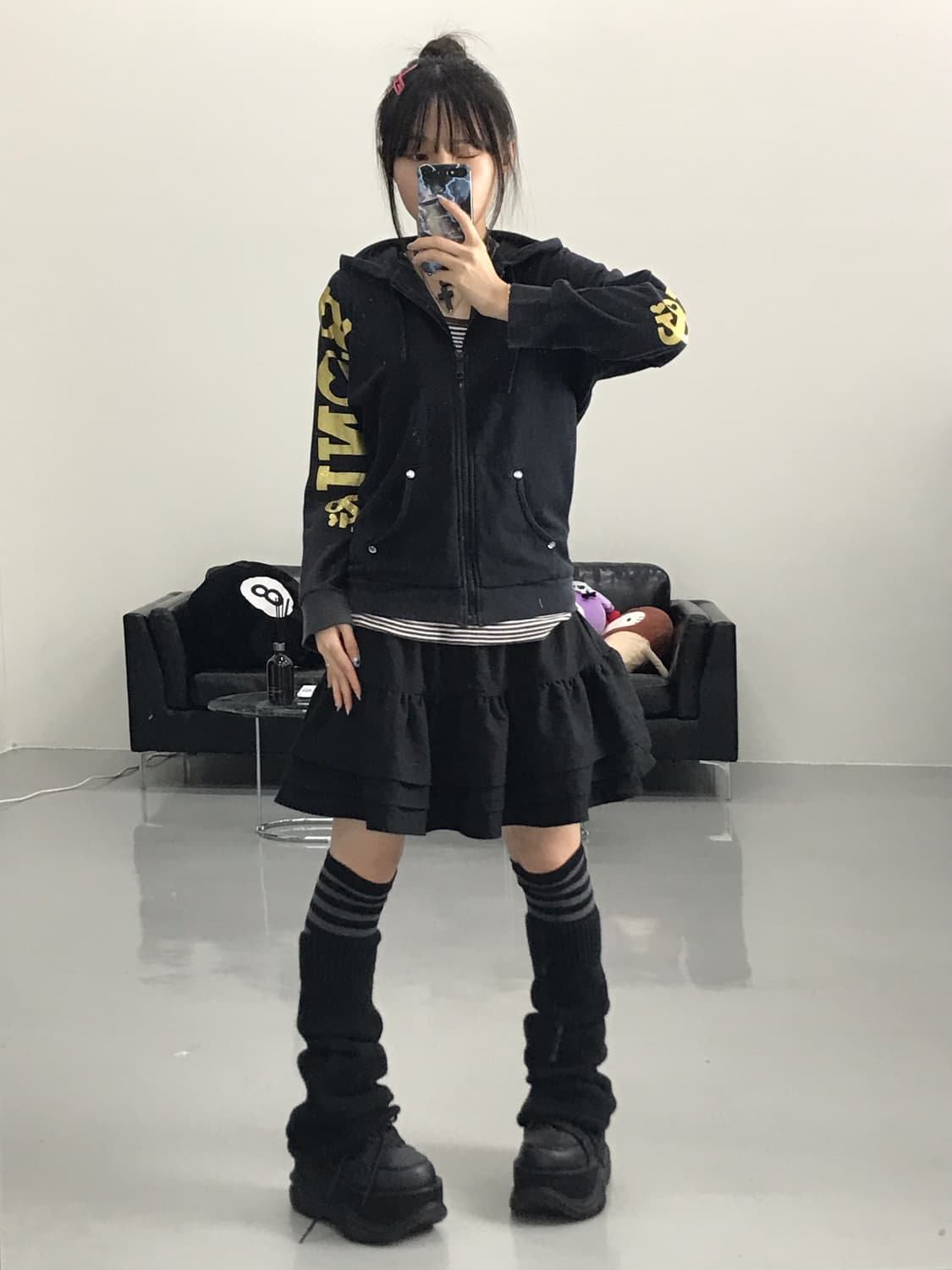  Roni Y2k GraphicZip Up Hoodies 상품이미지1