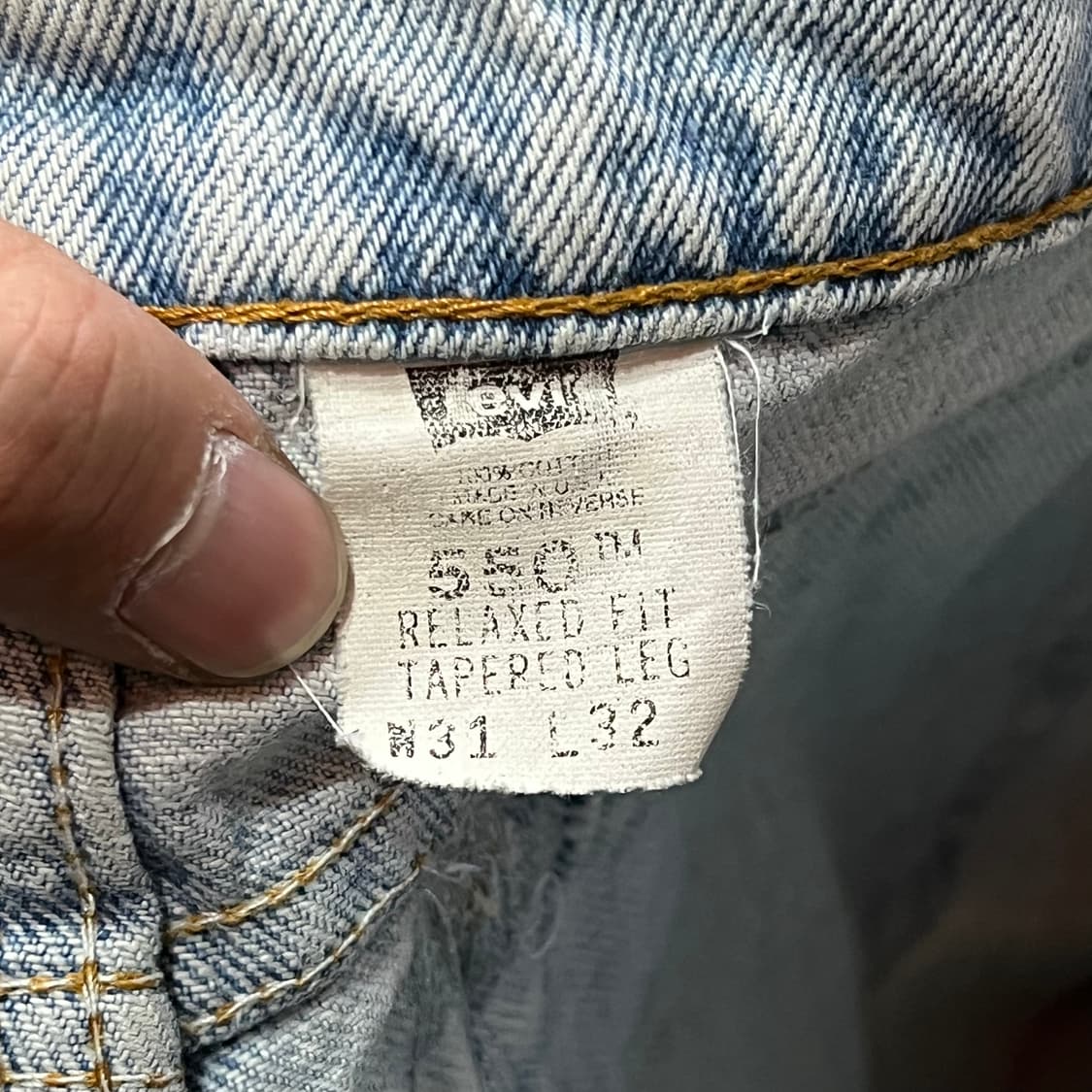  USA 리바이스 550 데님 팬츠 y14794 상품이미지7