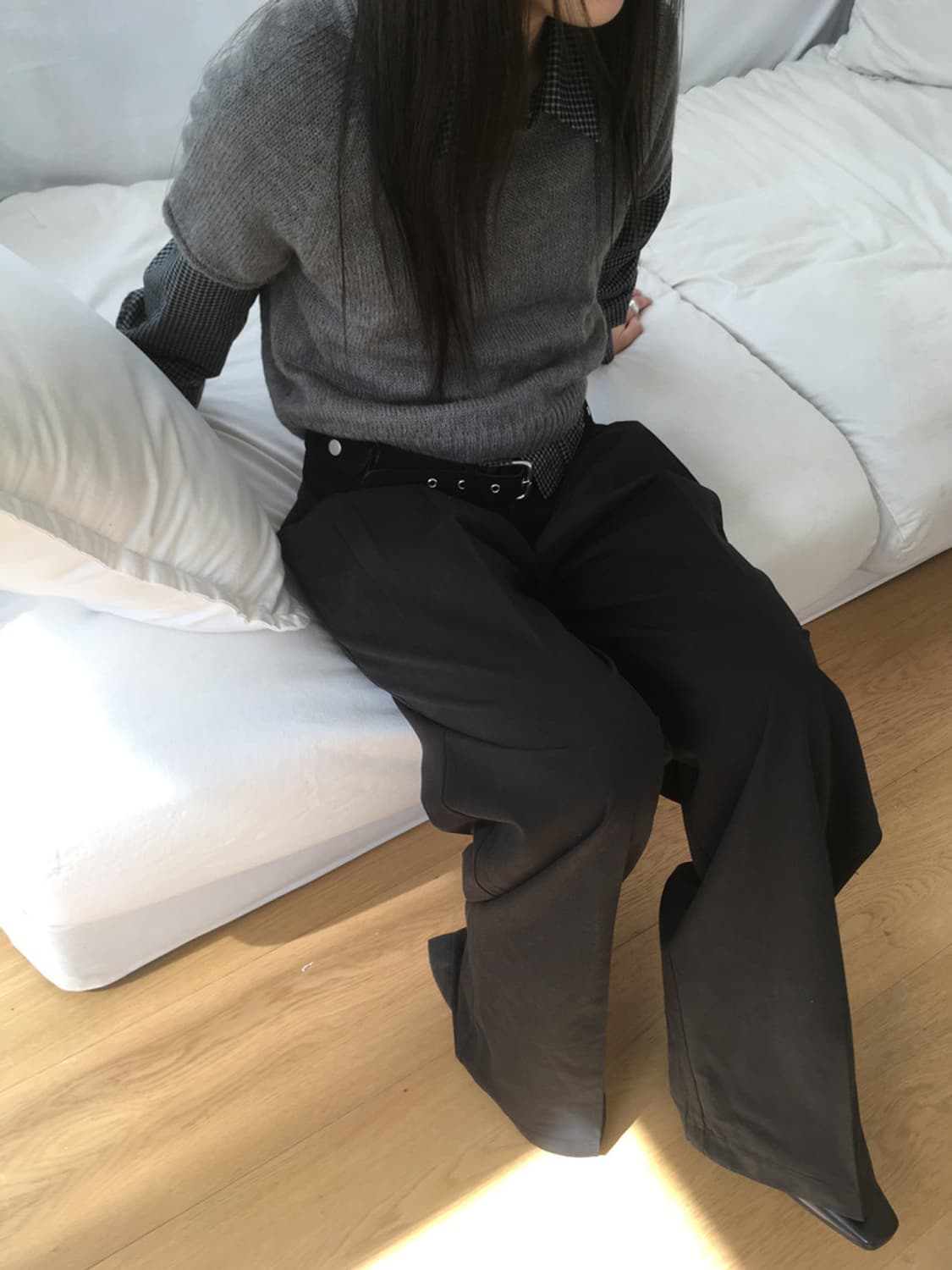 미엔느 mienne 포키 스웨이드 벨트백 상품이미지6