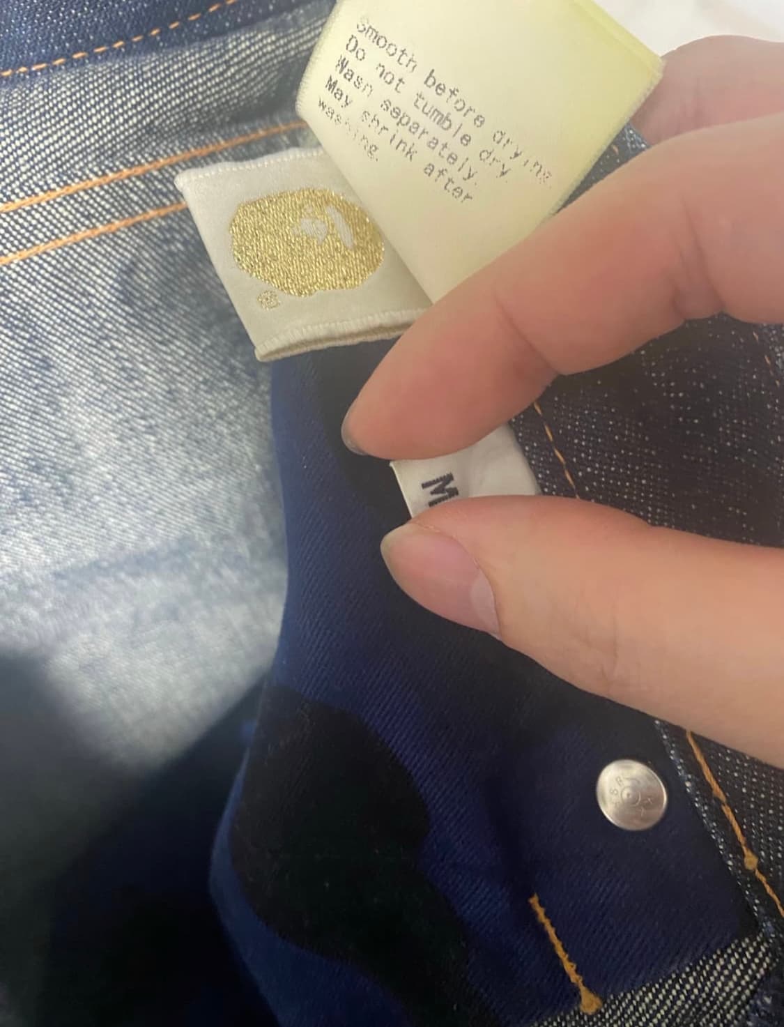 베이프 사루 청바지 m 30~31 상품이미지3