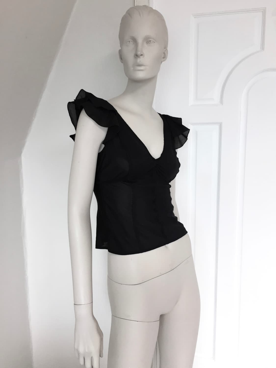 아르마니 익스체인지 V-neck Blouse Top 상품이미지1