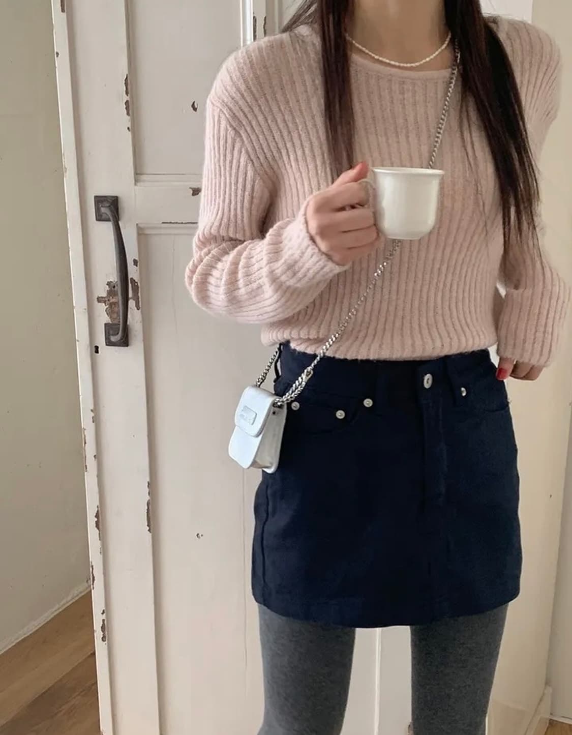 알파카골지니트 새상품 상품이미지3