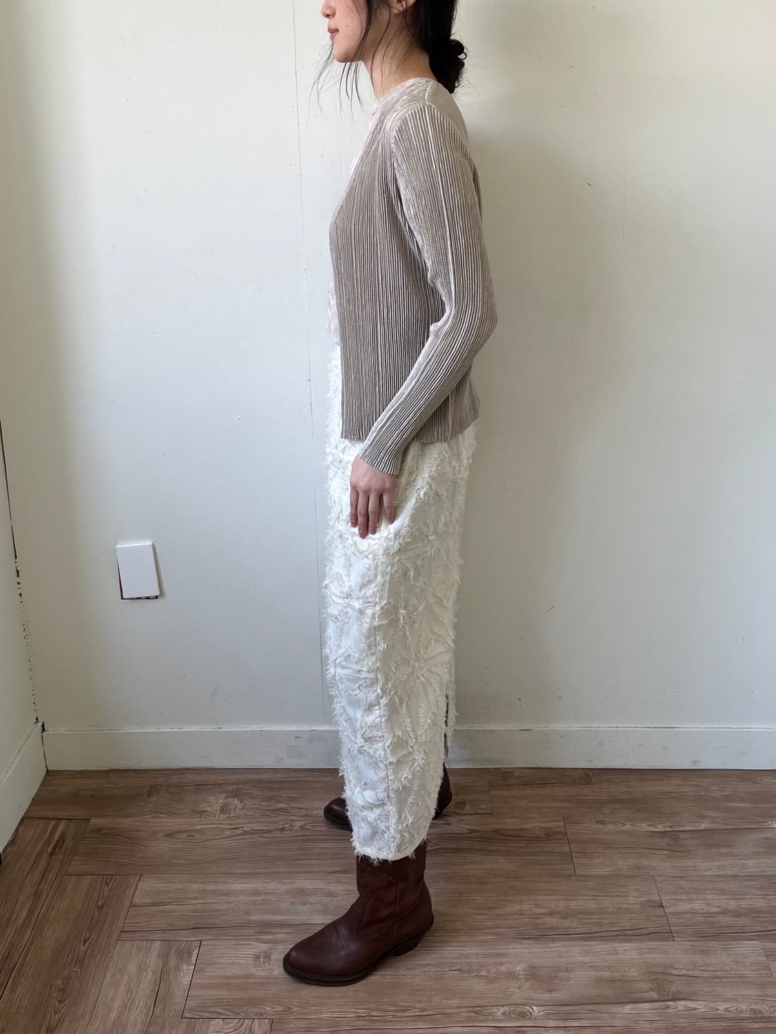 SPECCHIO 플리츠 가디건 상품이미지8