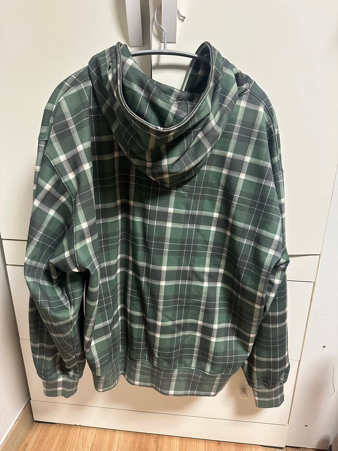 스타팀 체크 후드 상품이미지2