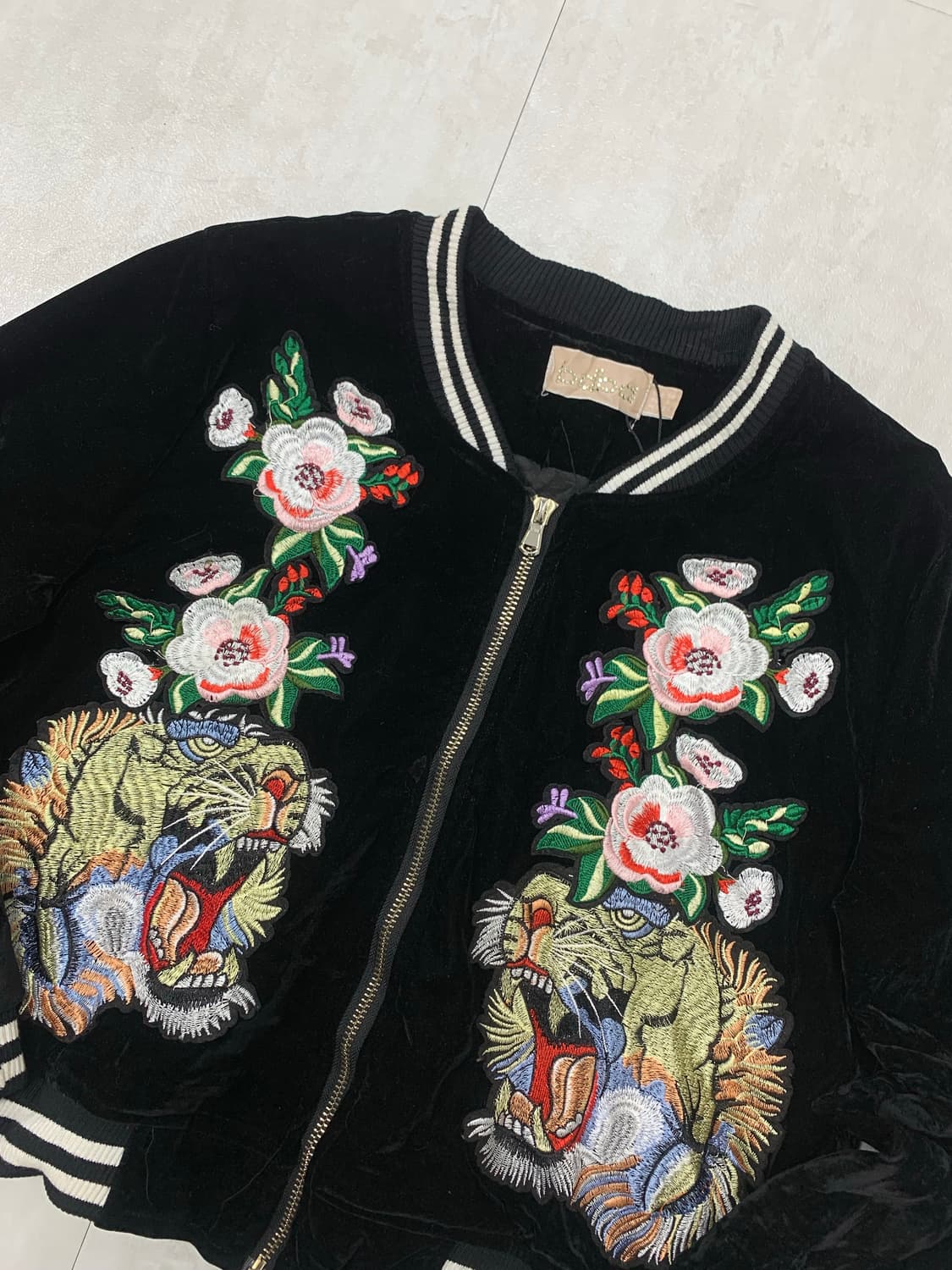 Bdba 벨벳 자수 스카잔 #58 상품이미지2