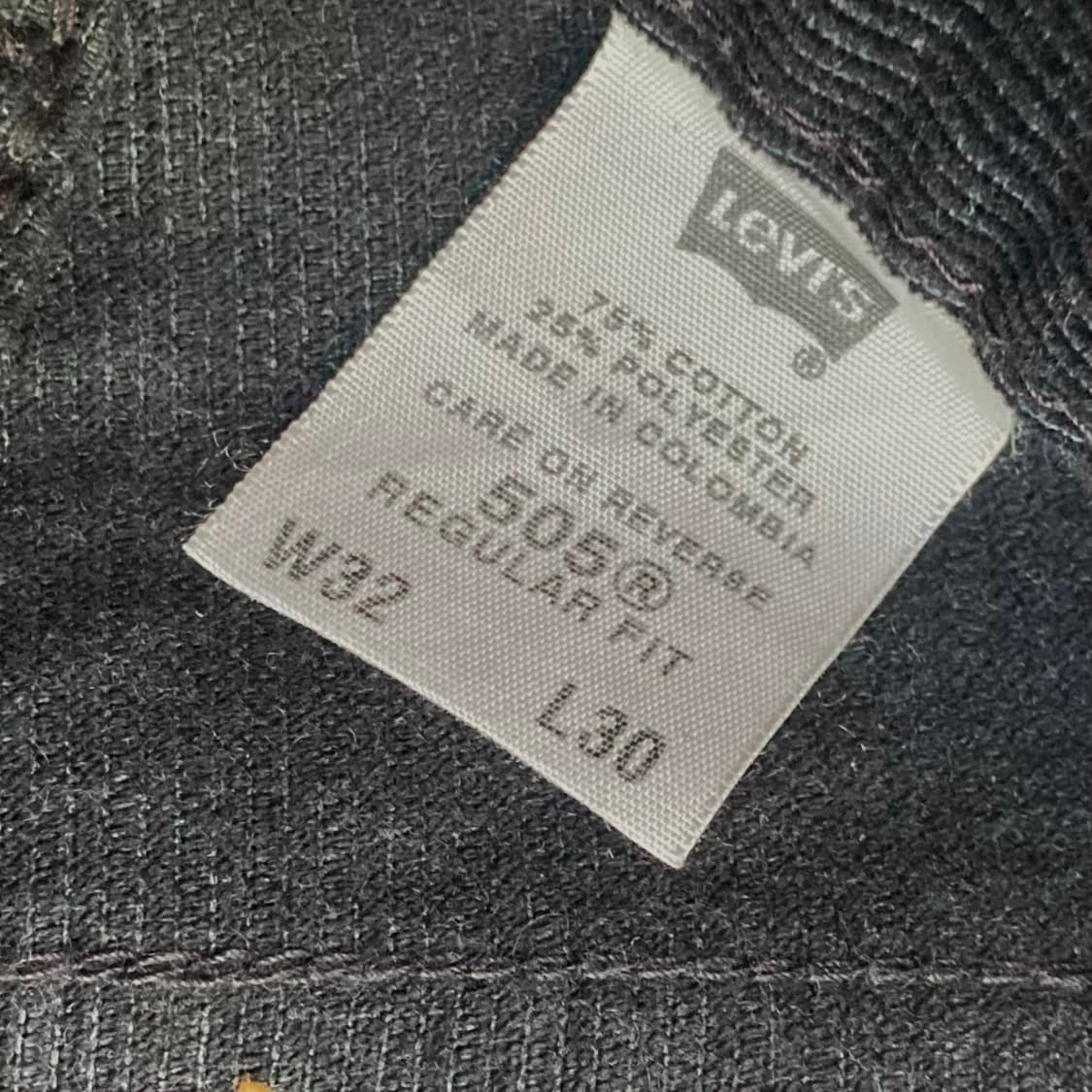 리바이스 505 코듀로이 팬츠 W32 L30 상품이미지5