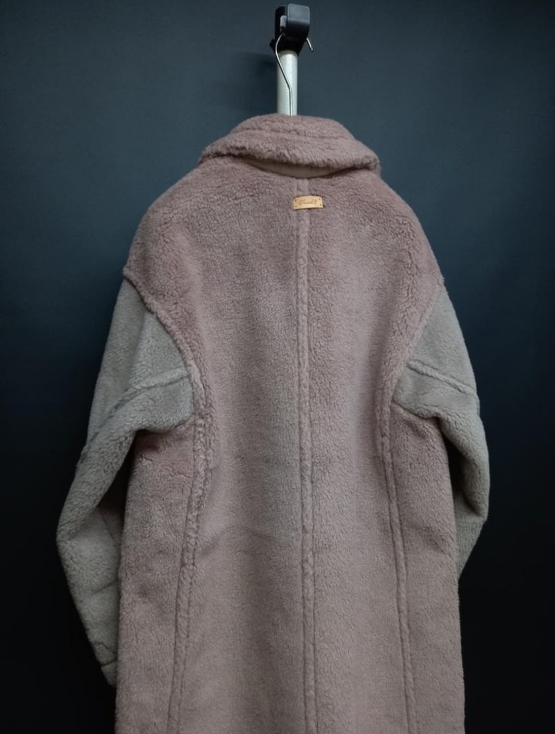 새 써스데이아일랜드 부클 테디베어 롱 코트 66 상품이미지5