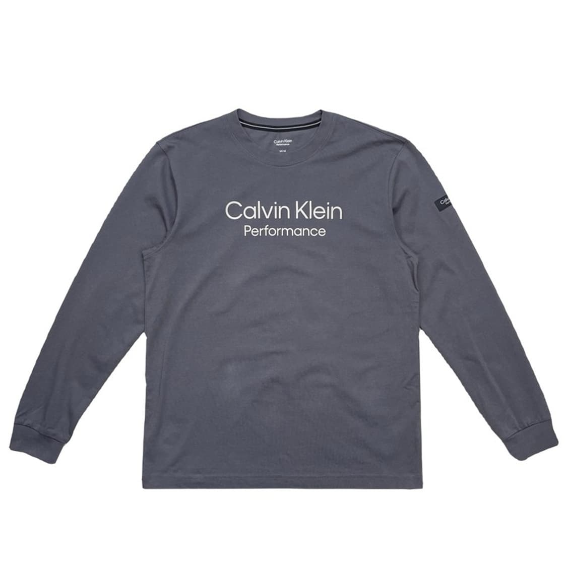 CALVIN KLEIN 로고 프린팅 롱슬리브 그레이 M 상품이미지1