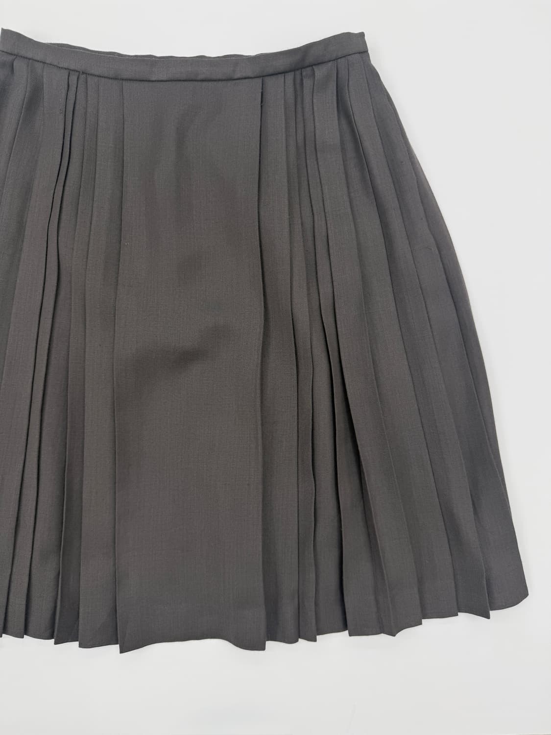 빈티지 KEITH 그레이 플리츠 미디스커트 상품이미지2