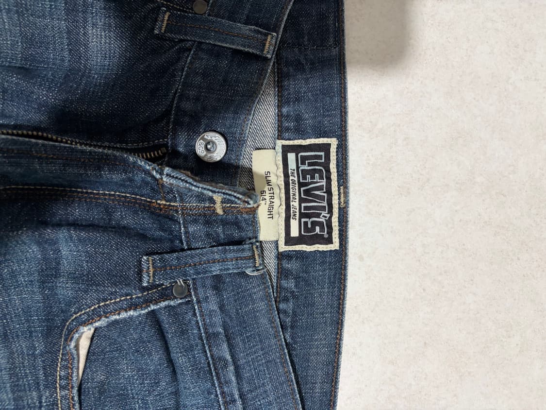 리바이스 올드스쿨 레더패치 오버 스트레이트진 32 상품이미지5