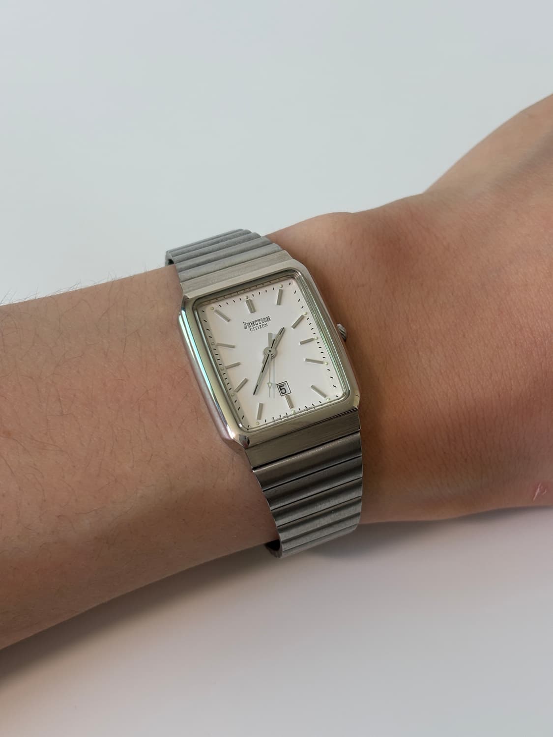 1980s Junction Silver Square Quartz 상품이미지9