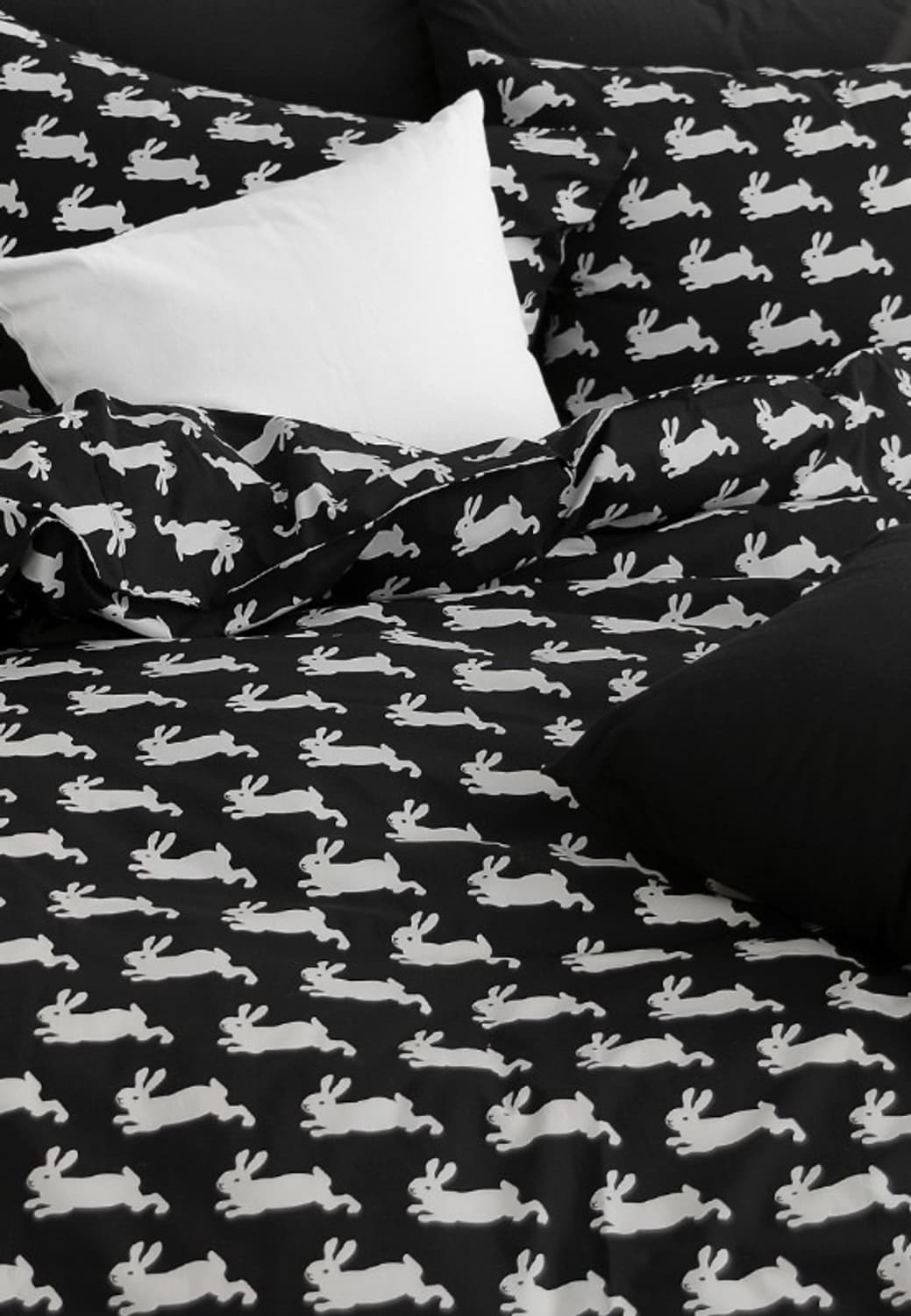 키티버니포니 플레인 해피 버니 이불 커버 퀸사이즈 duvet cover 상품이미지3