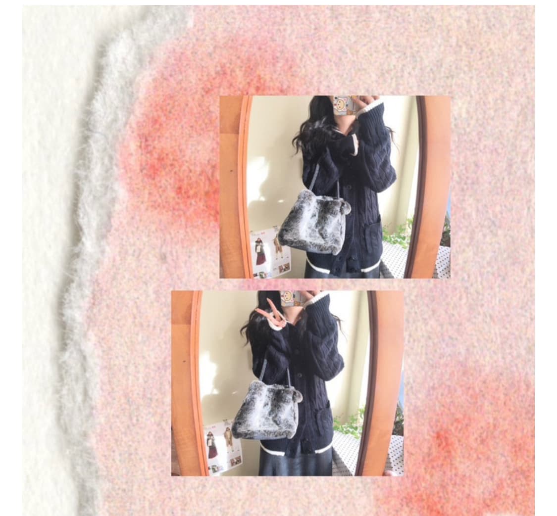 마루빈티지 블랙니트 후디 black knit hoody 상품이미지4