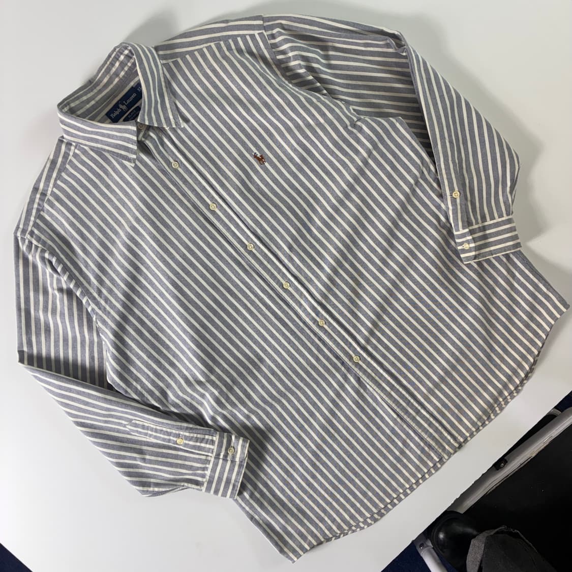 Polo  폴로 랄프로렌 자수 코튼 스트라이프 셔츠  상품이미지2