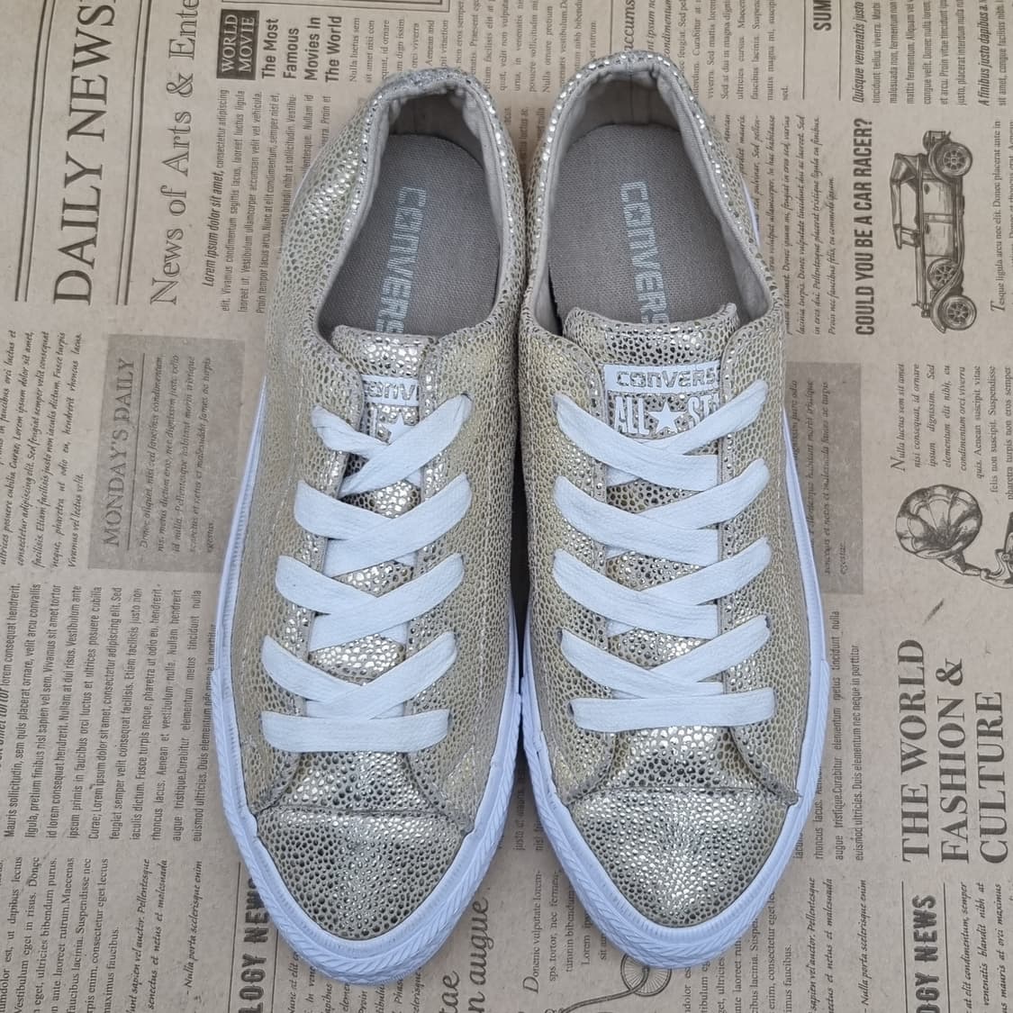 컨버스 올스타 골드 스니커즈230 상품이미지2