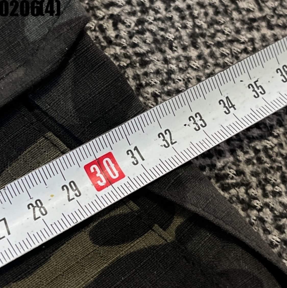 [M] 블랙 멀티카모 밀리터리 카고 바지 0206(4) 상품이미지6