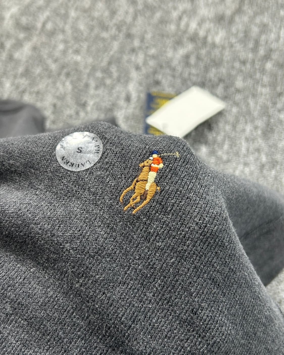 폴로 랄프로렌 그레이 하프집업 니트  상품이미지3