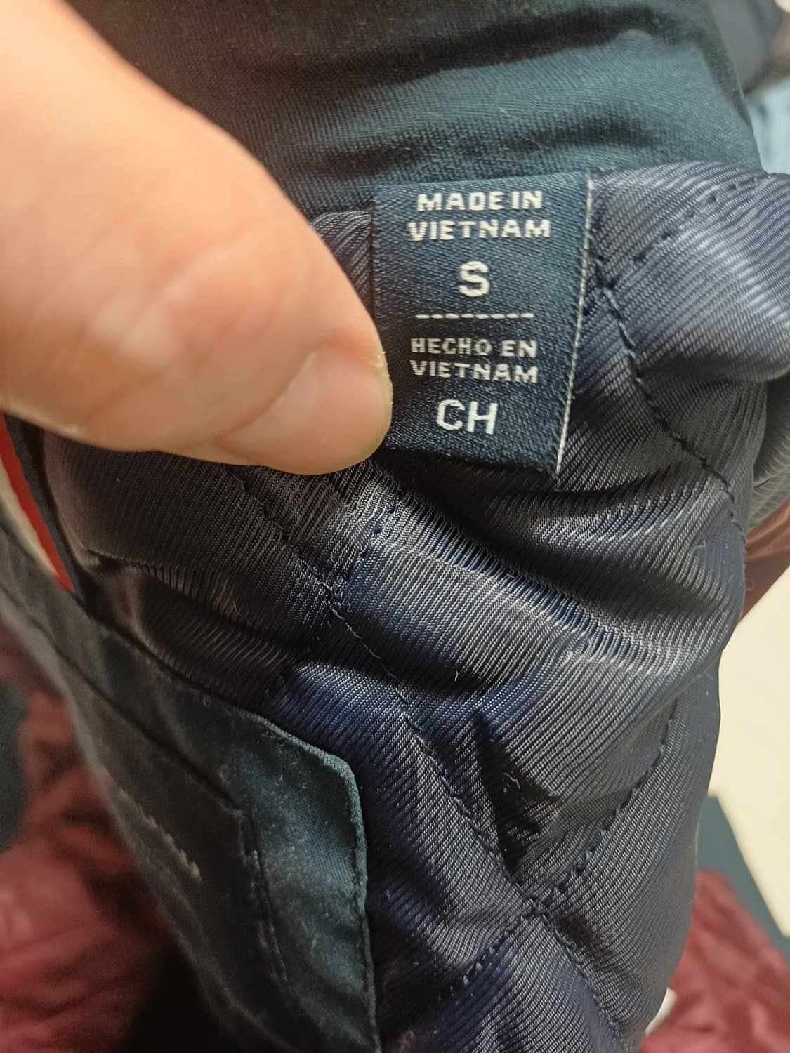 [S/95~100] 타미힐피거 집업 봄버 코치자켓(네이비) 상품이미지9