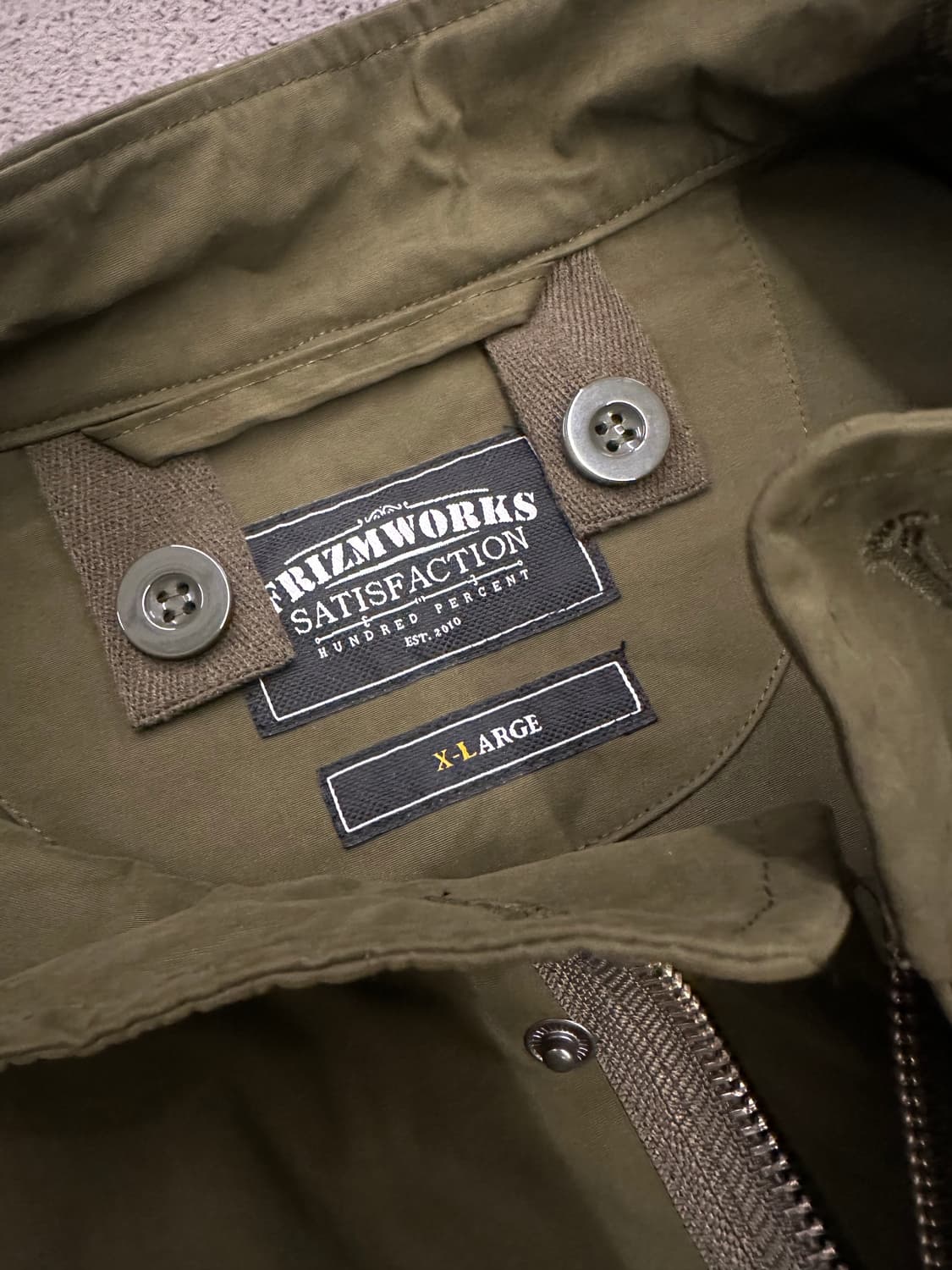 프리즘웍스 m-65 피쉬테일 자켓 새상품 처분  상품이미지4