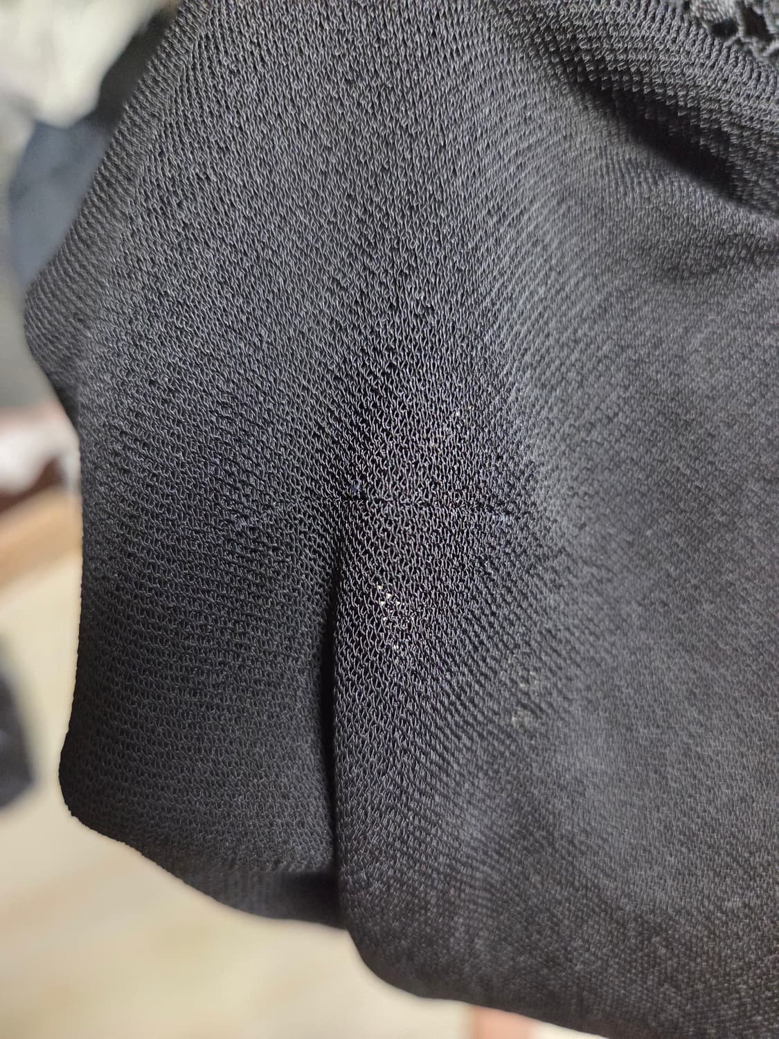 요지야마모토 레이온 니트 블랙 M 상품이미지5