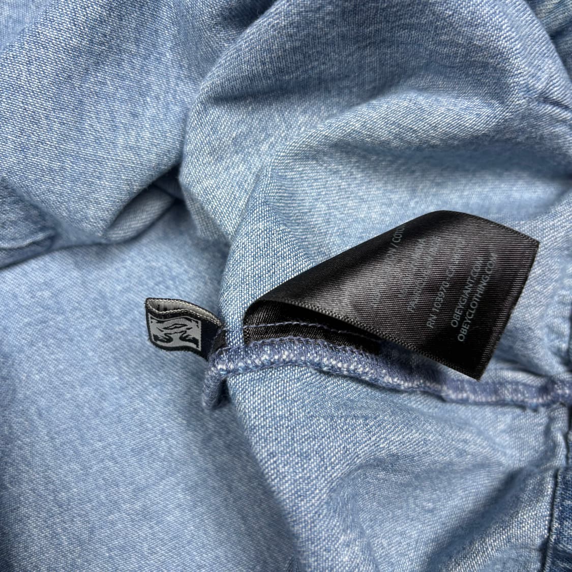 오베이 데님 후드 풀오버 상품이미지4