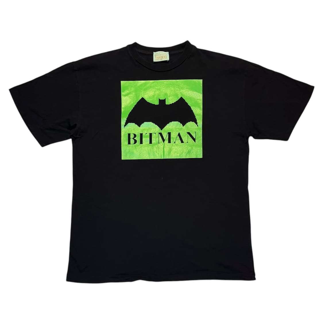 Aries 에리즈 비트맨 배트맨 패러디 반팔 티셔츠 블랙 상품이미지1