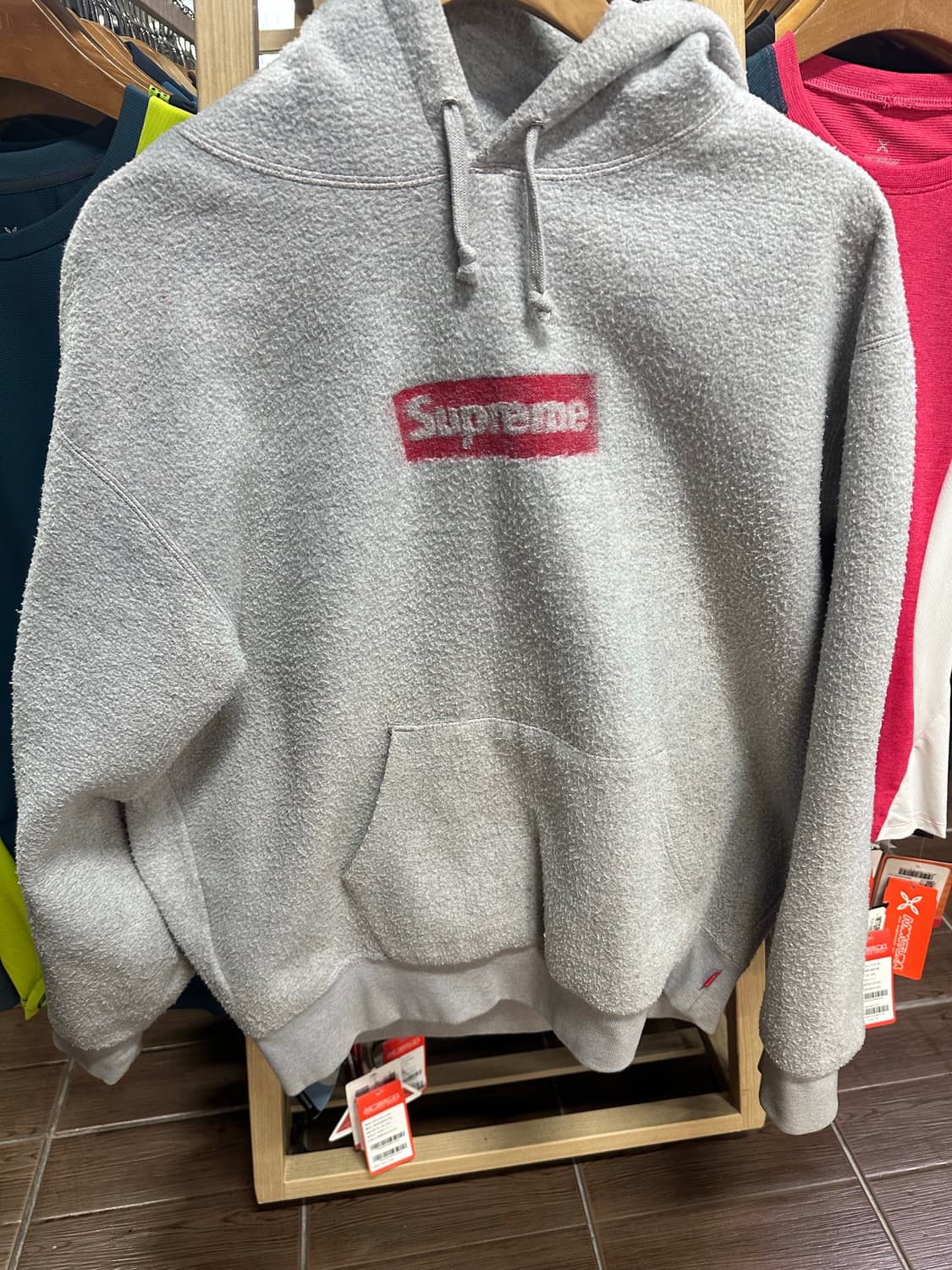 23ss 슈프림 인사이드아웃 박스로고 후드티 M 상품이미지2