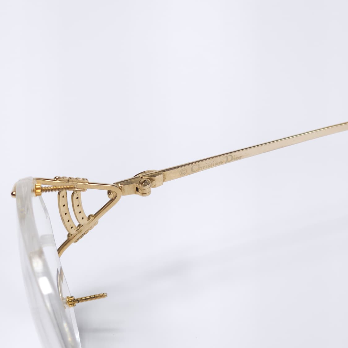 90's 크리스챤디올 올드빈티지 무테 안경 상품이미지5