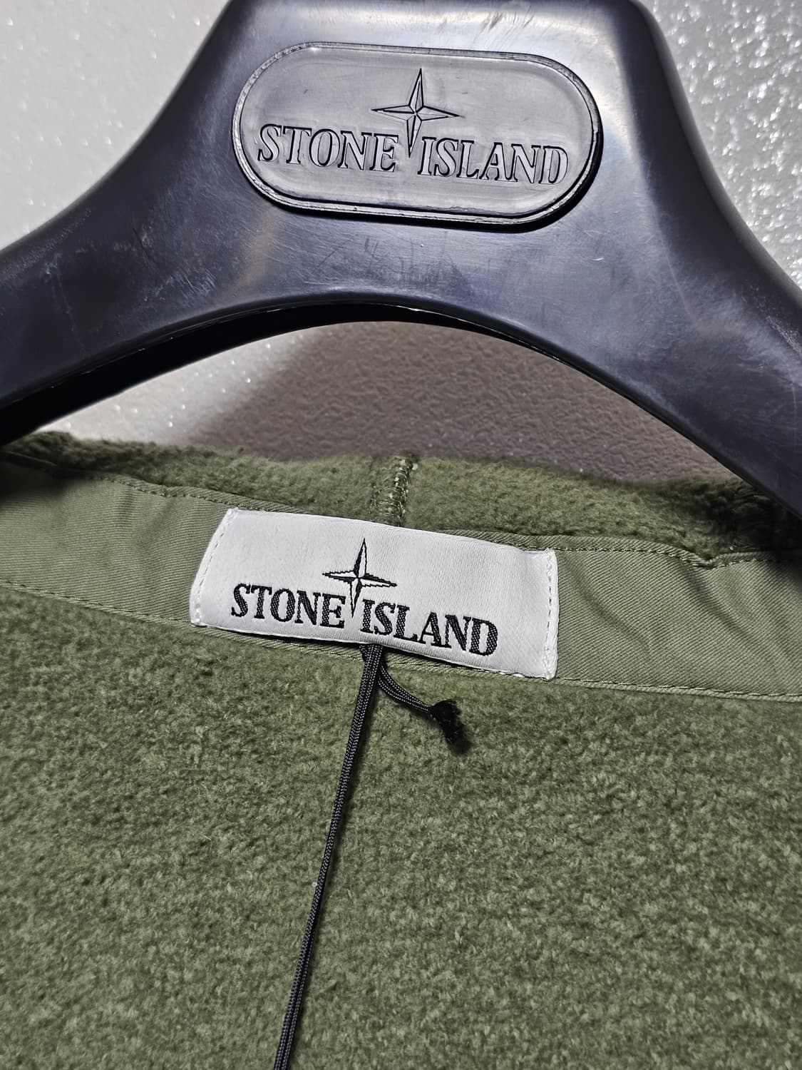 스톤아일랜드 양털 후리스 후드 집업 자켓 상품이미지5
