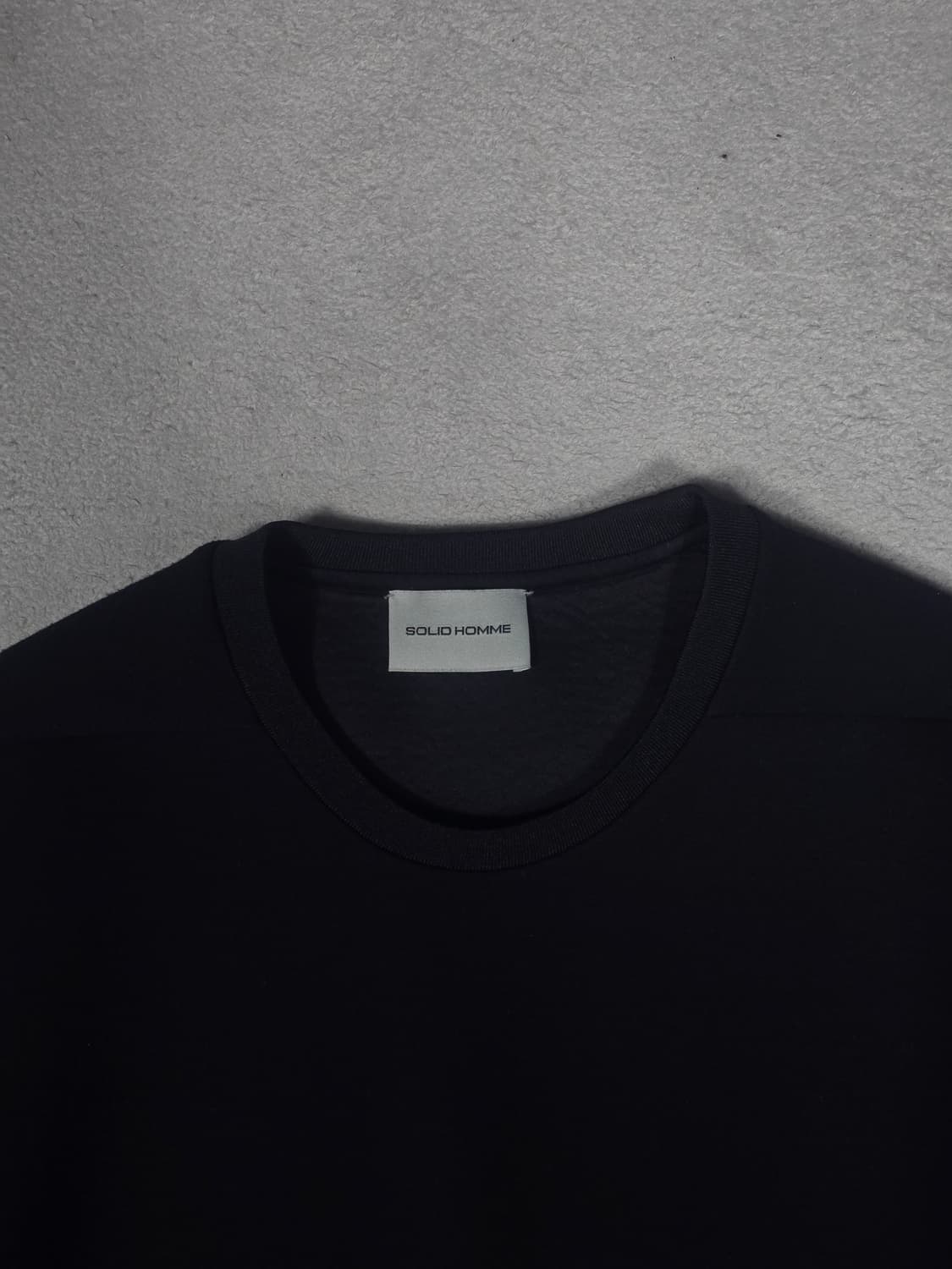 Solid Homme 블랙 포켓 맨투맨 48 상품이미지4