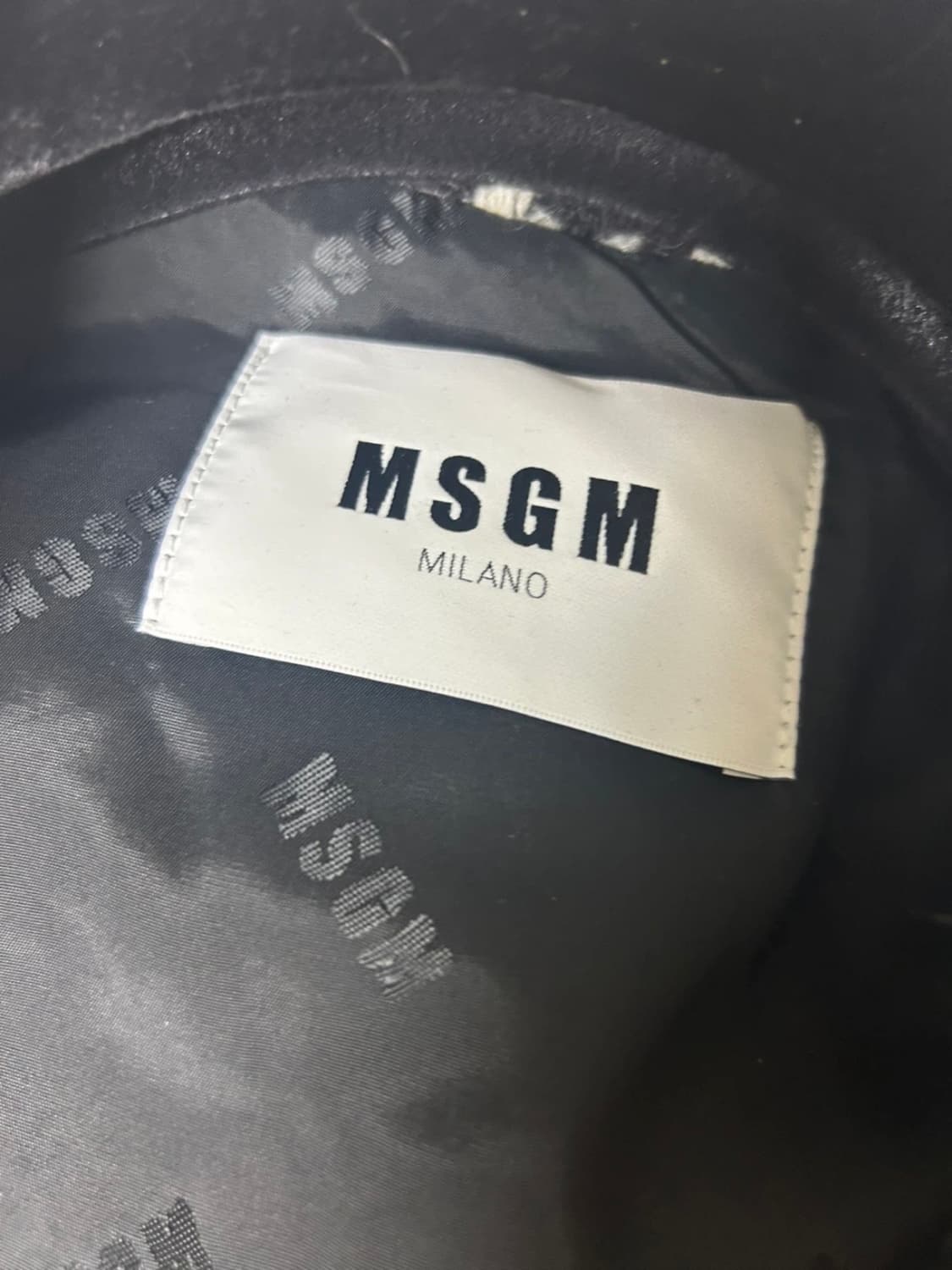 MSGM 하운드체크 코트 자켓 상품이미지5