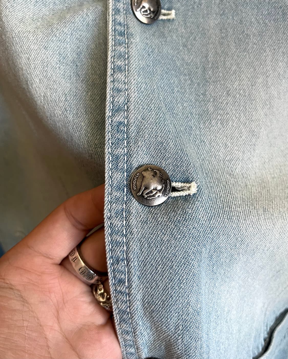 1980-90s Old Von Dutch Denim Vest 상품이미지6