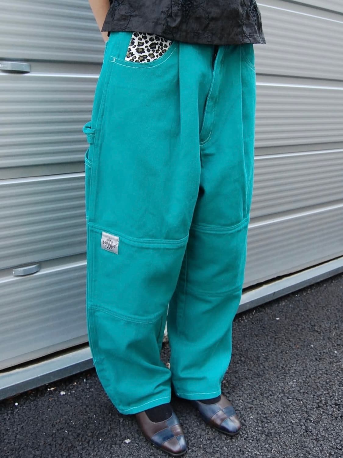 9090 호피 카펜더 팬츠 상품이미지3