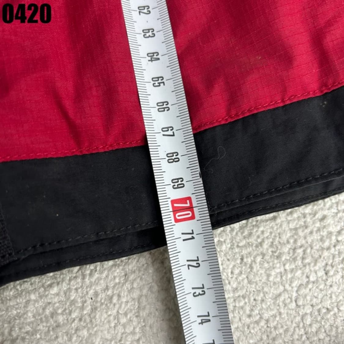 나이키 바람막이 올드스쿨 자켓 레드/블랙 실측 100 상품이미지5