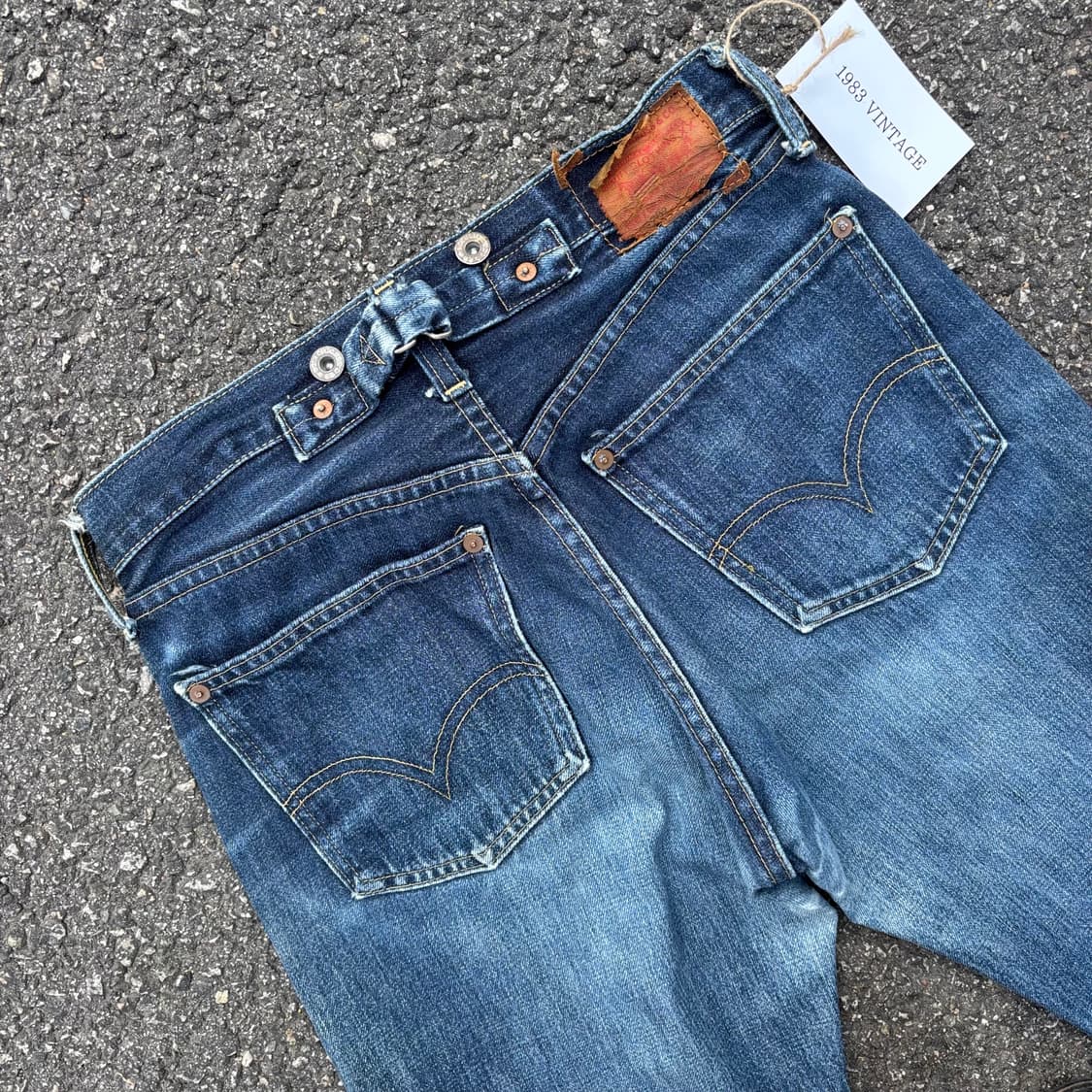 90년대 일본 lvc s702 셀비지 상품이미지7