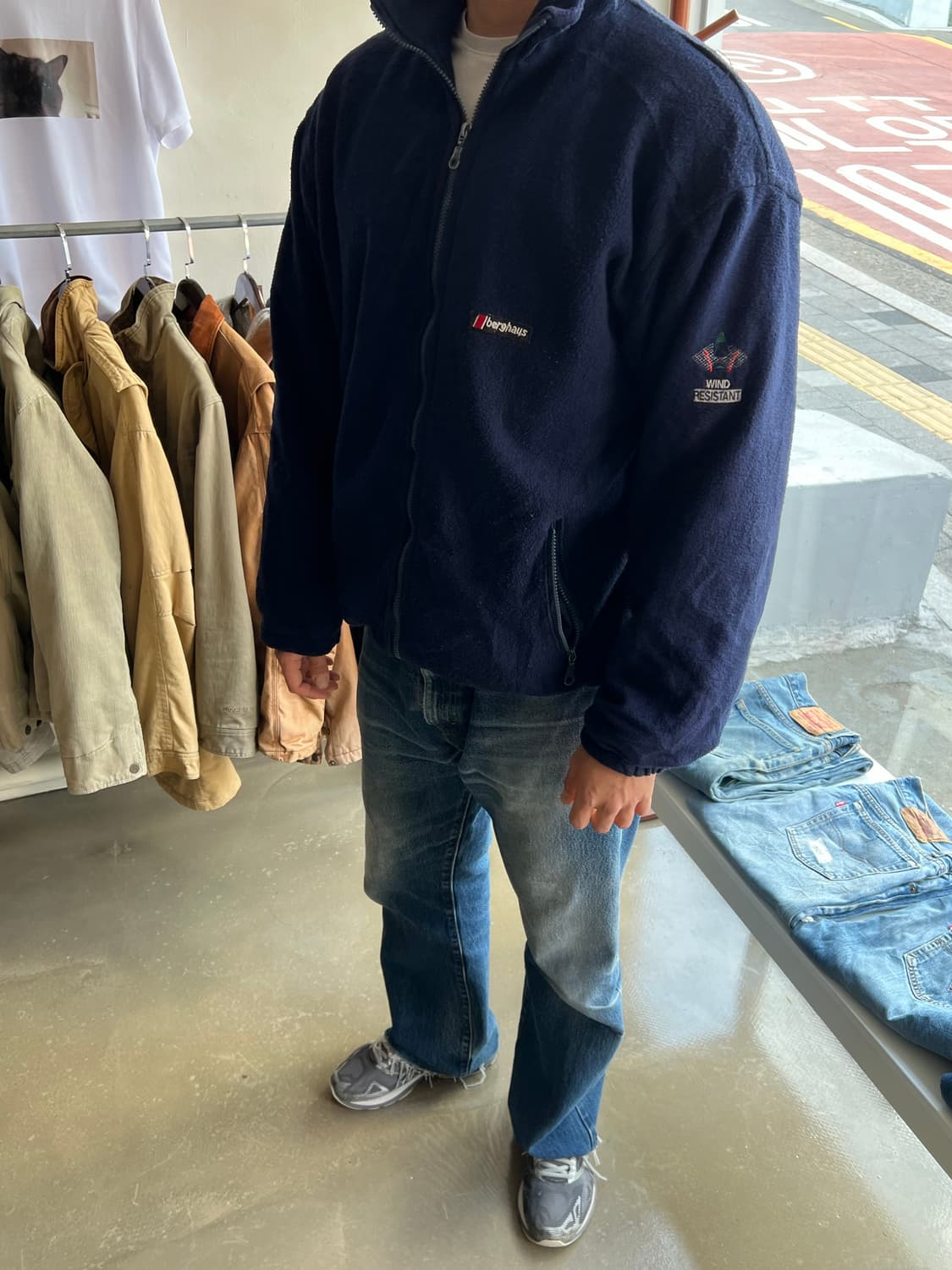 90s 버그하우스 윈드 레지스턴트 플리스 집업 상품이미지3
