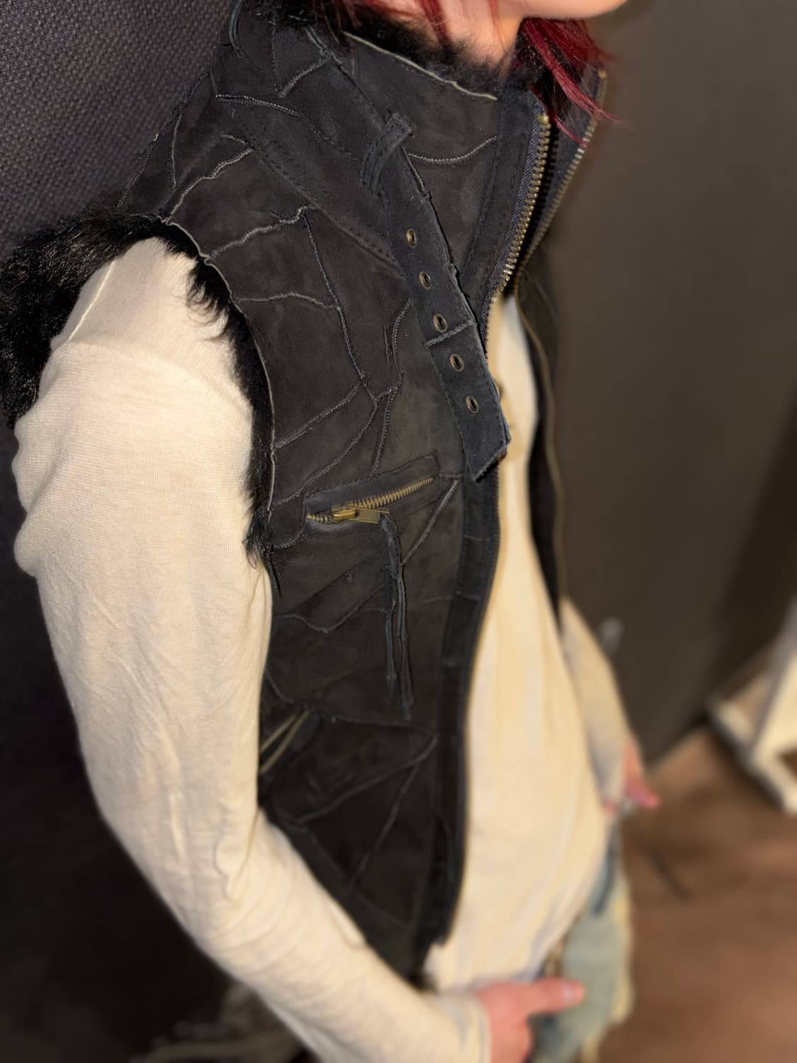 Vkei suede vest  상품이미지9