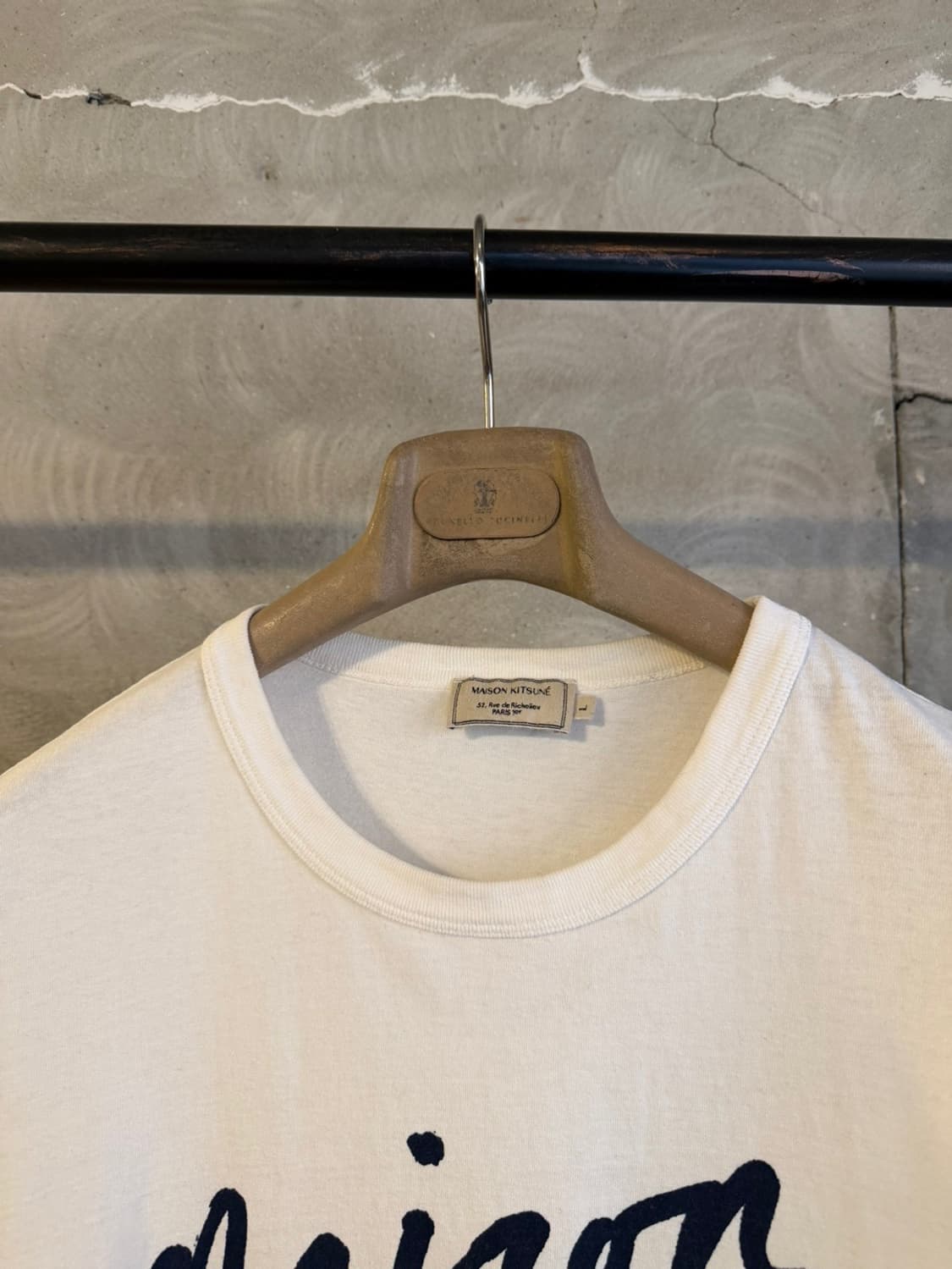 메종키츠네 레터링 티셔츠 100 상품이미지3