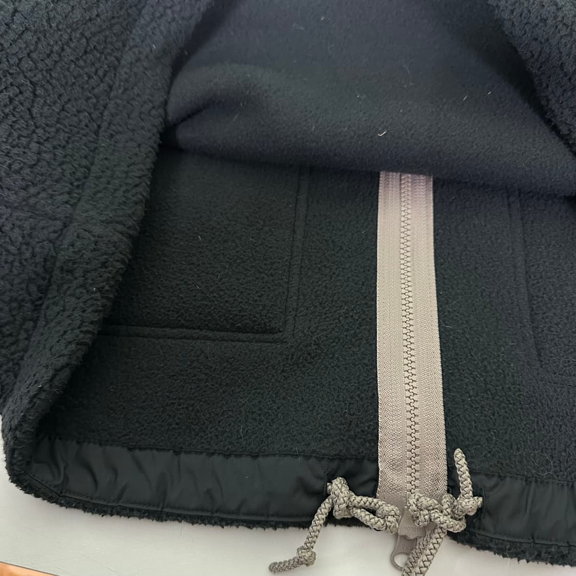 L 나이키 먹색 오버핏 포켓포인트 기본로고 플리스자켓 상품이미지6