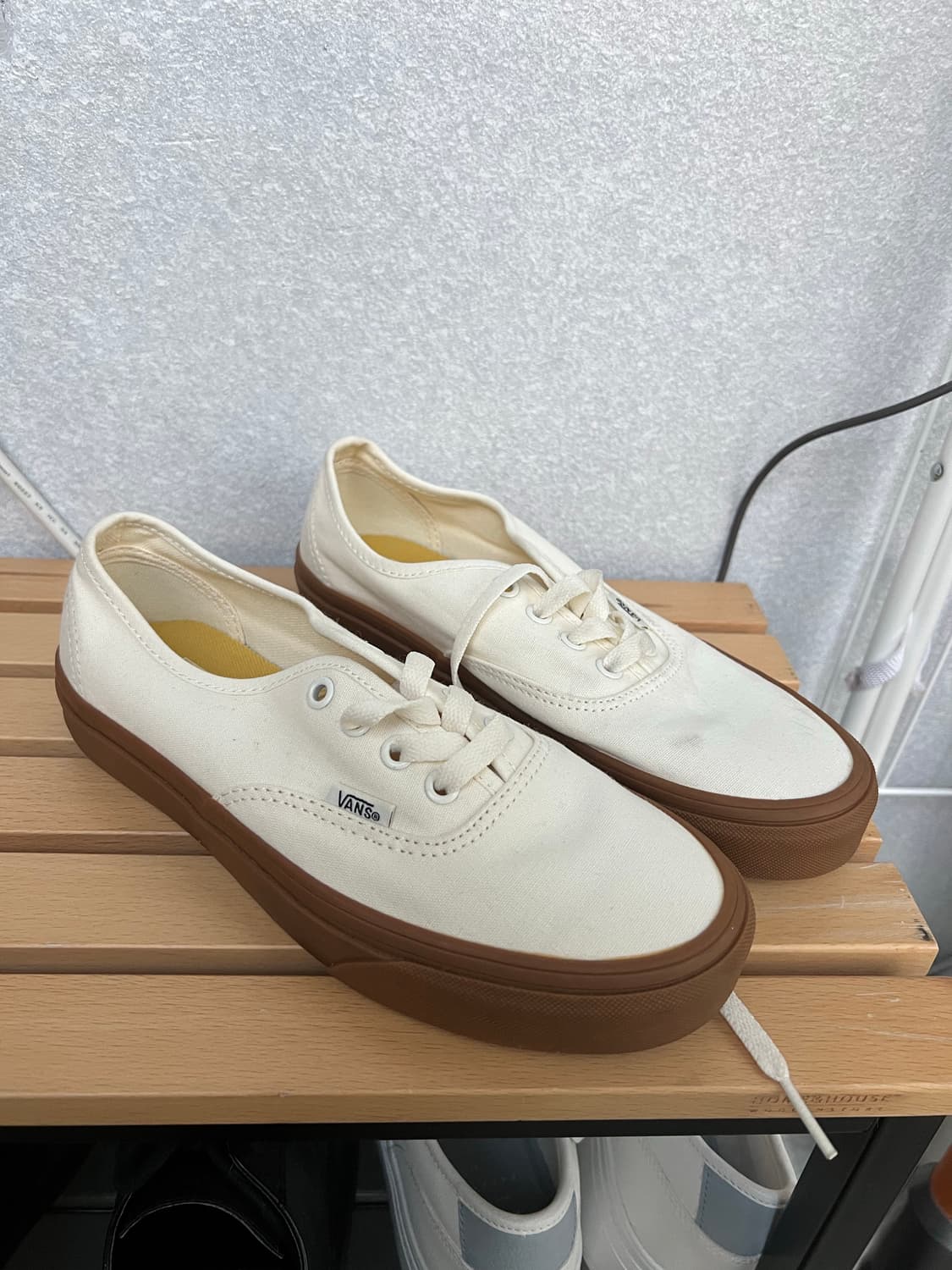 반스 어센틱 크림/브라운 (235mm) 상품이미지1