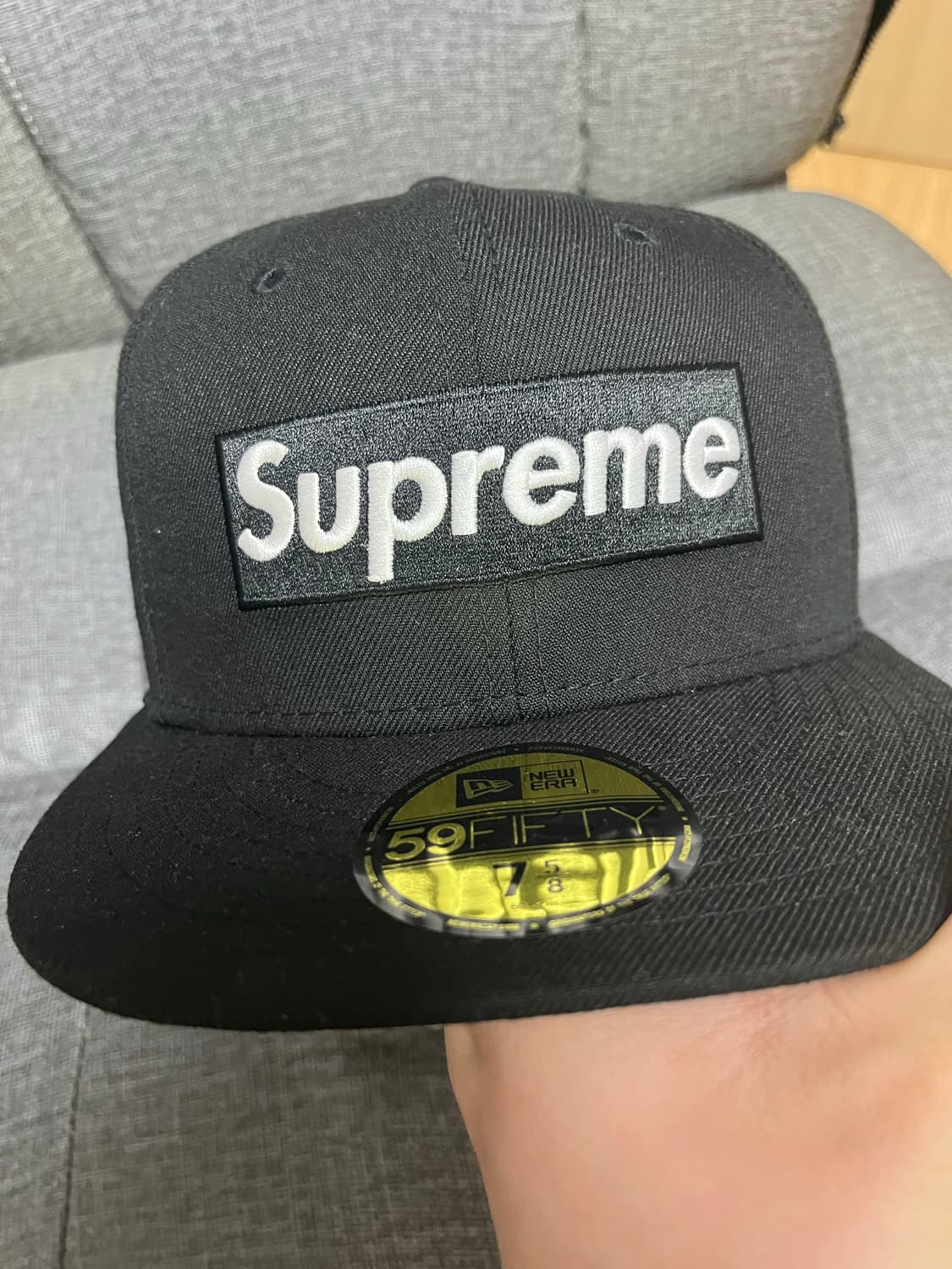 슈프림 본즈 박스로고 뉴에라 블랙 상품이미지3