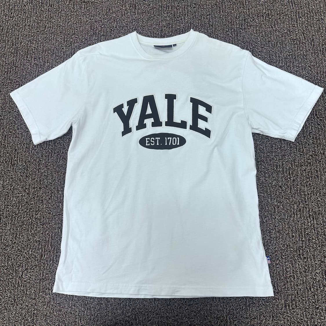 YALE 예일 반팔티셔츠 화이트 S  상품이미지1