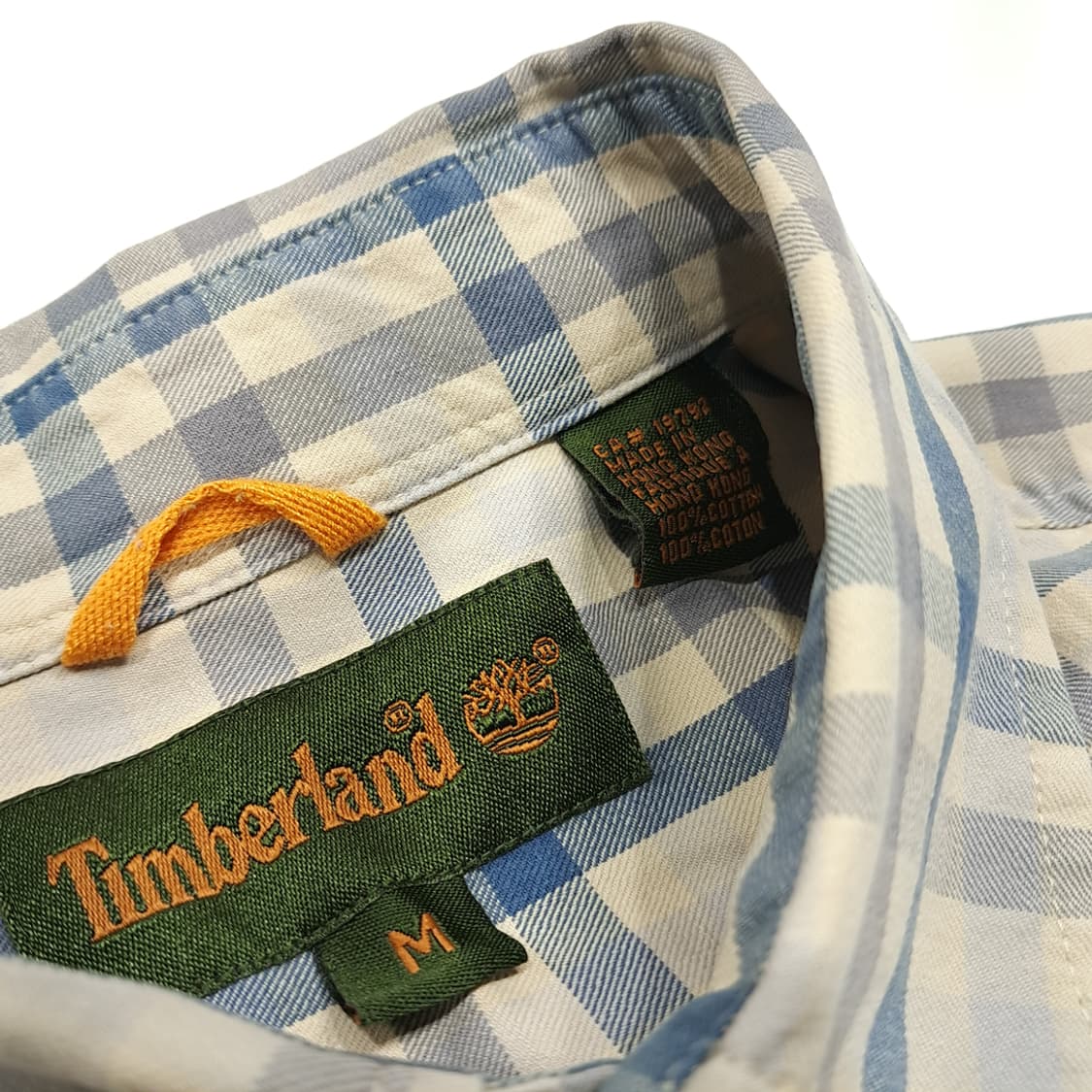 CL375 M 팀버랜드 00s 홍콩판 그래프 체크 베이지 셔츠 남방 상품이미지3