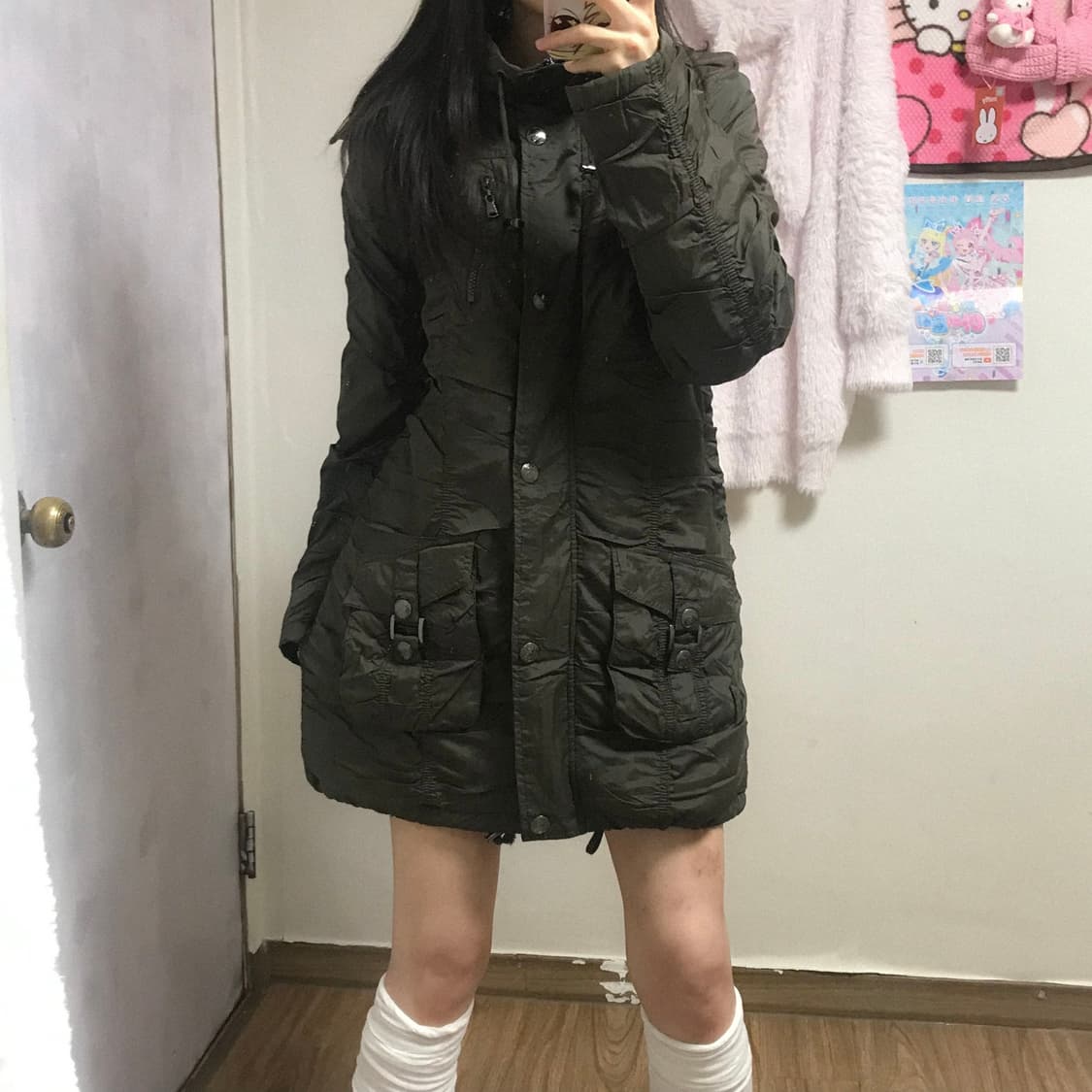 빈티지 밀리터리 호피 코트 오네갸루 로걀 오리엔탈 페어리 그런지 긱시크 상품이미지1