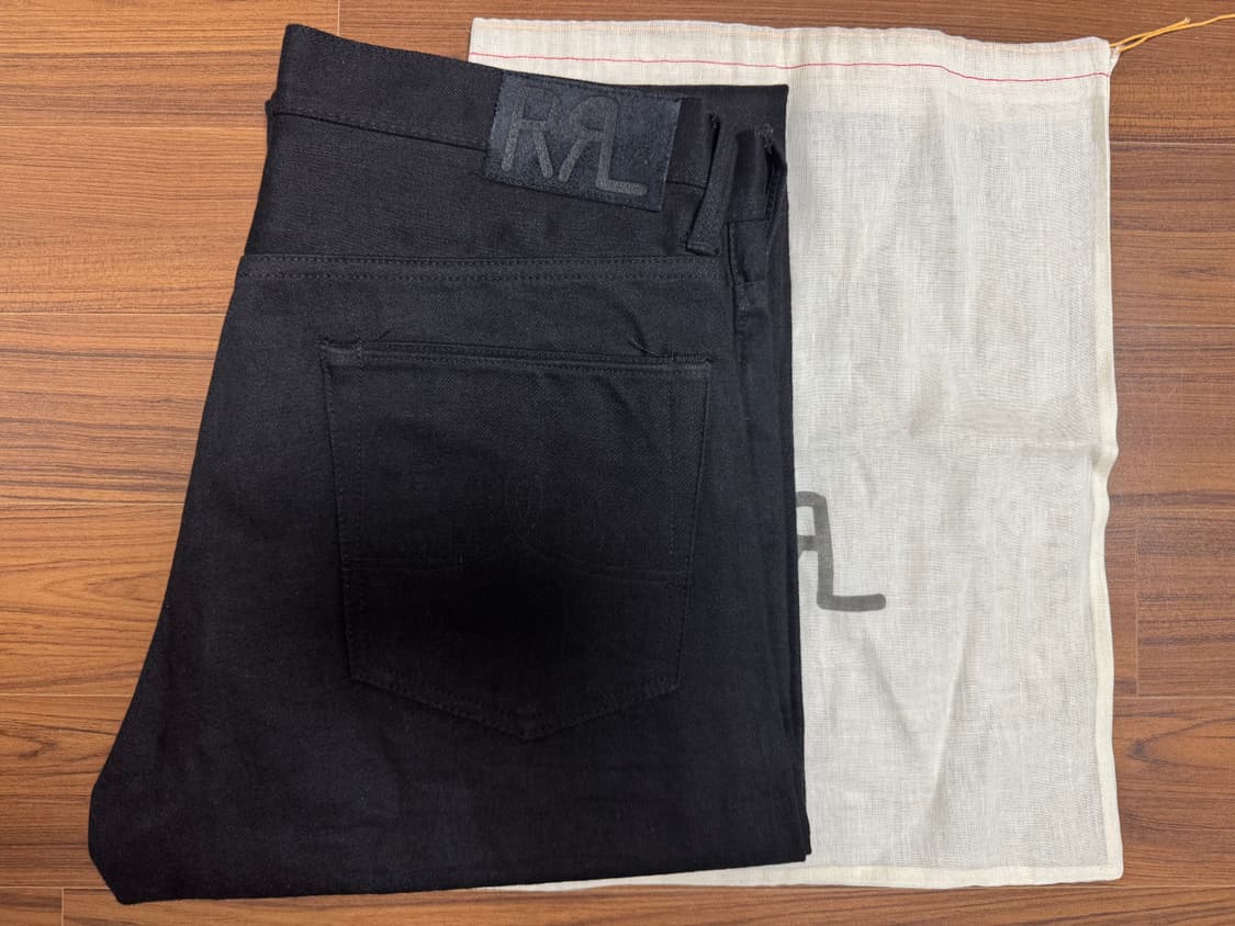 RRL V5P(빈파포) 블랙온블랙 33*32 상품이미지1