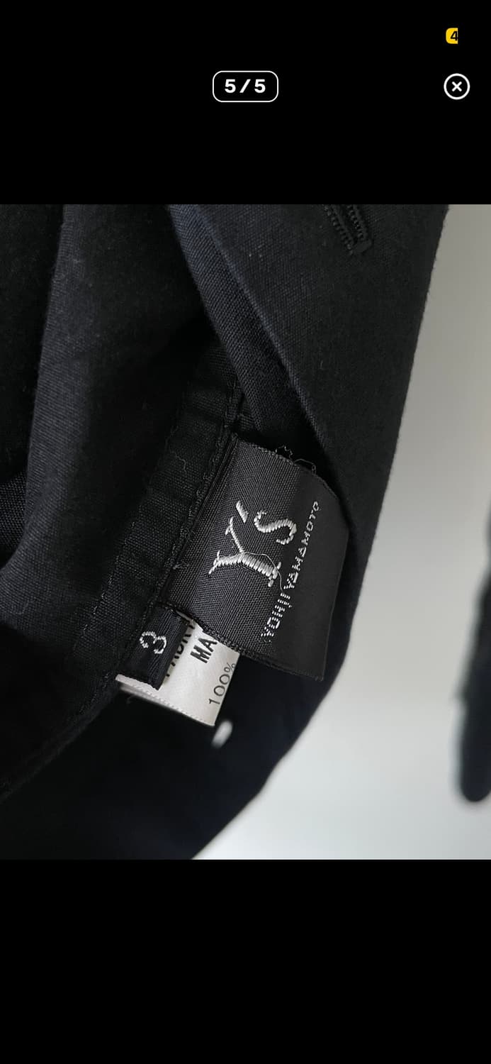 요지 야마모토 Y's 블랙 셔츠 상품이미지5