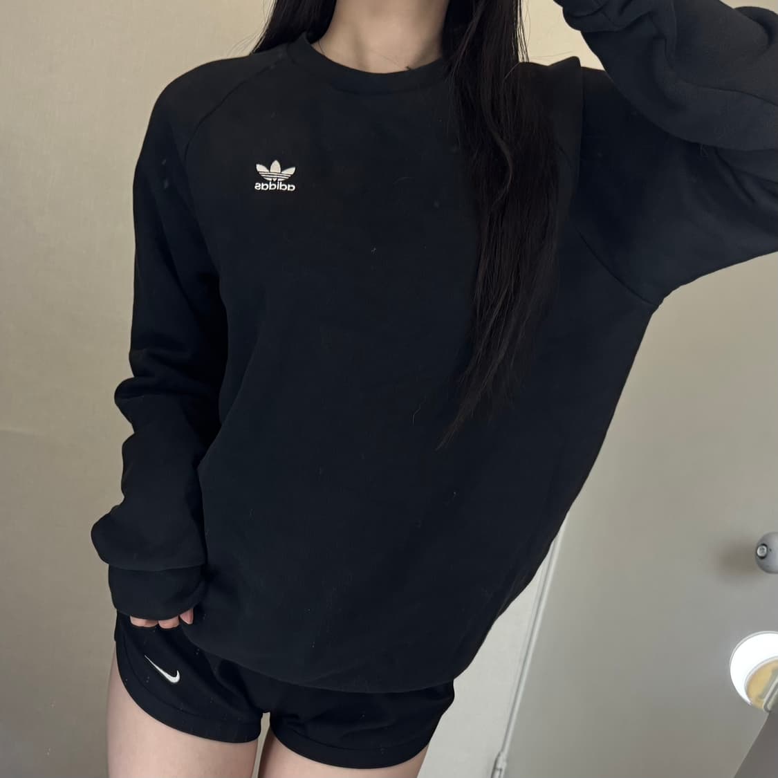 아디다스 불꽃 파이어버드 로고 맨투맨 🖤 상품이미지1